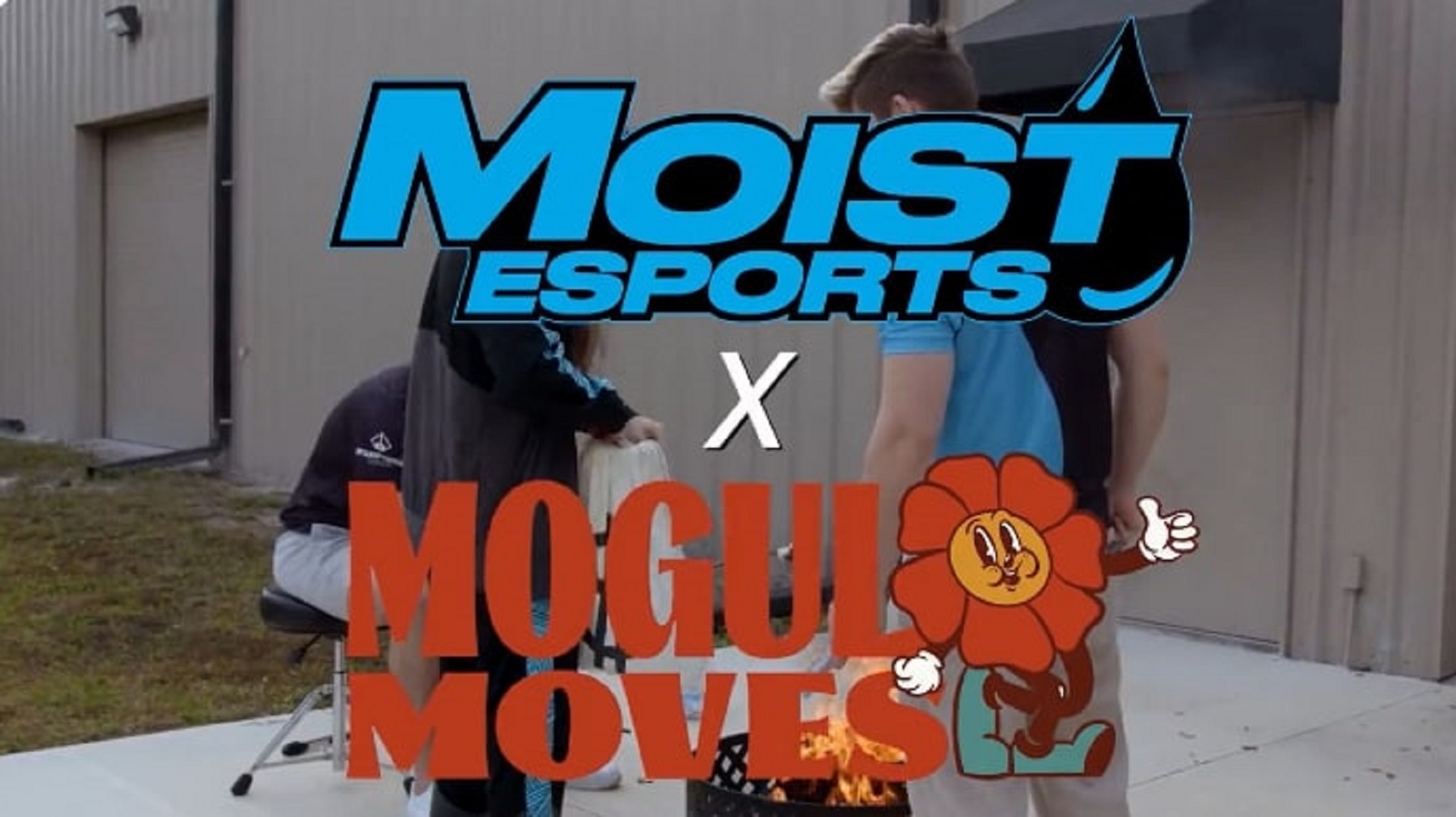 Moist Esports x Mogul Moves logo. Ludwig has joined Moist Esports as a co-owner.