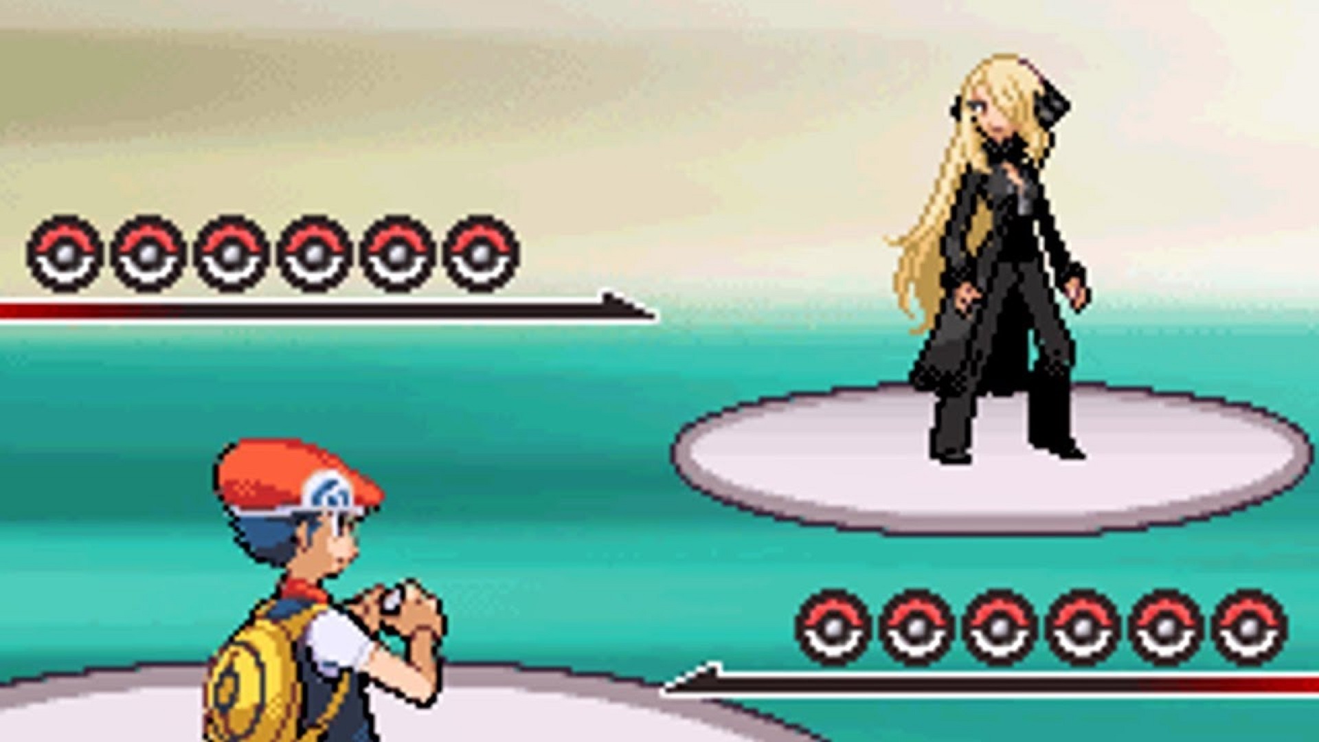 Cynthia battle in Generation 4