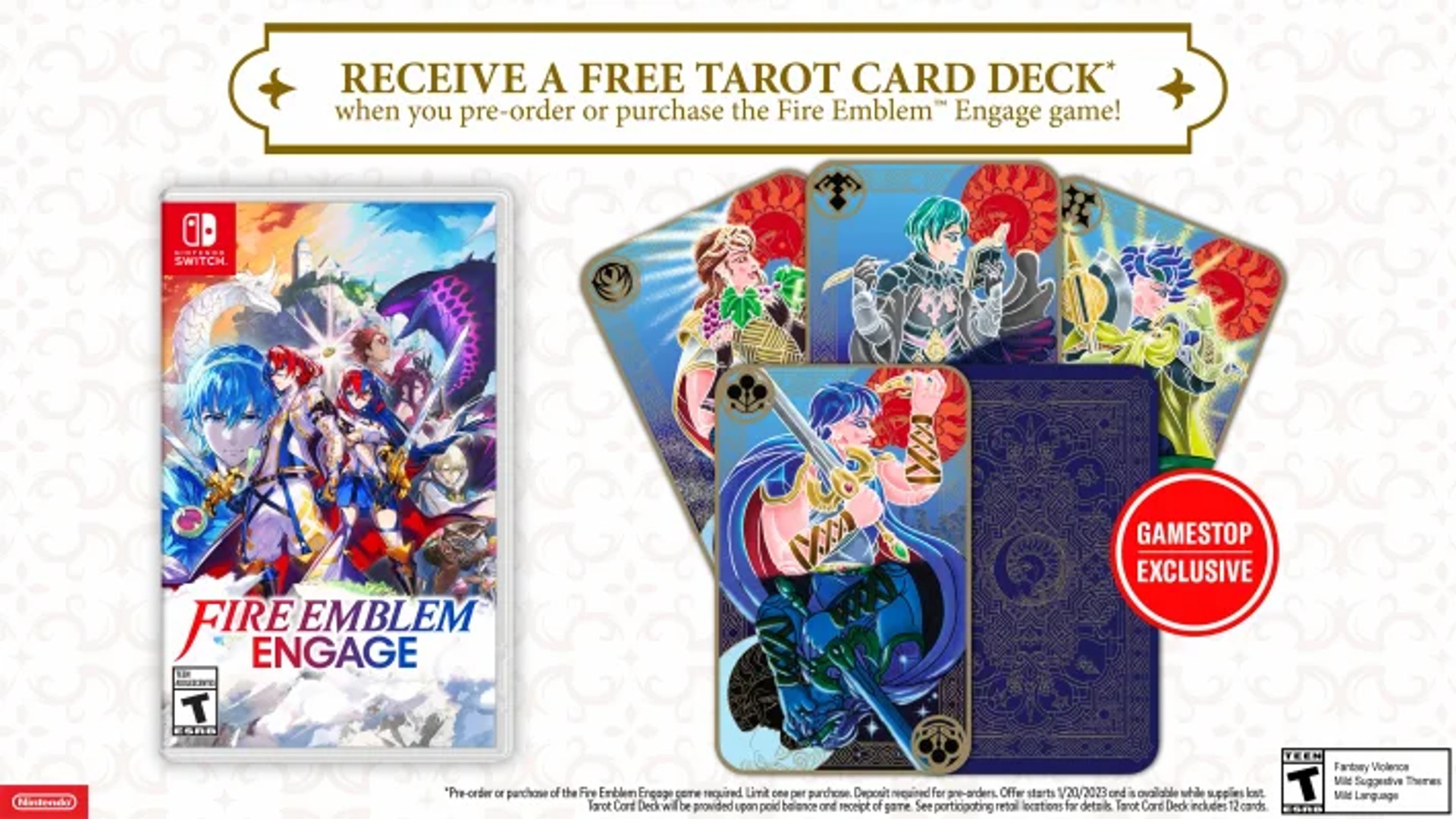 Tarot cards Fire Emblem Engage