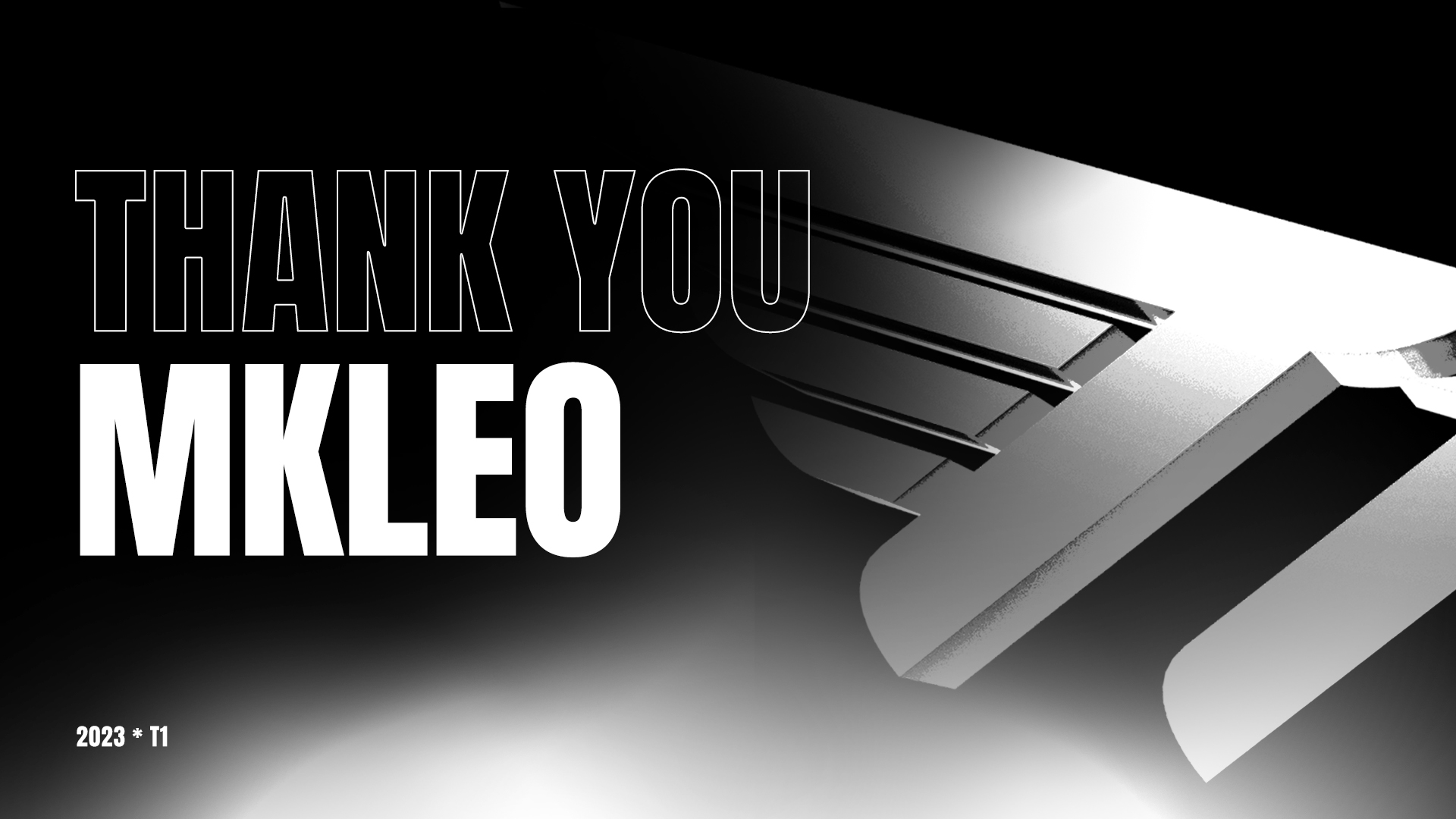 Logo announcing MkLeo leaving T1
