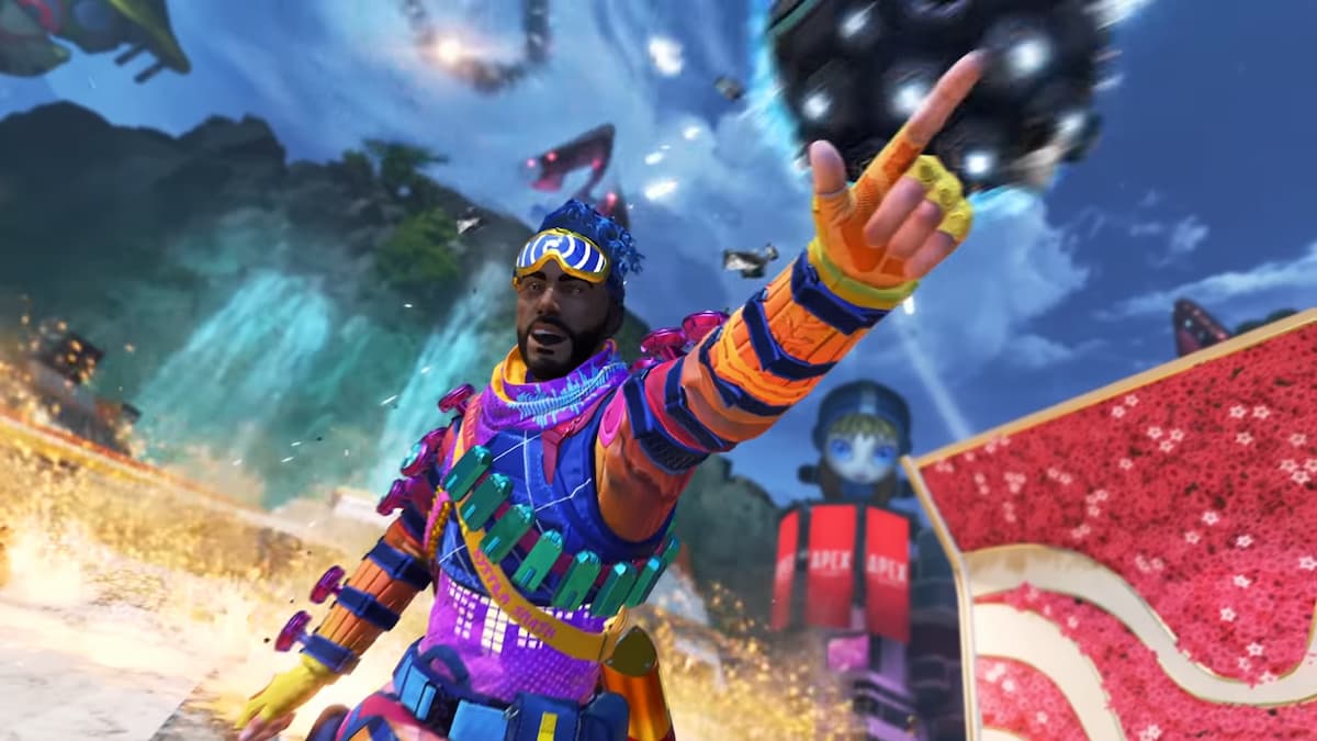 Mirage in the Apex Legends Revelry trailer