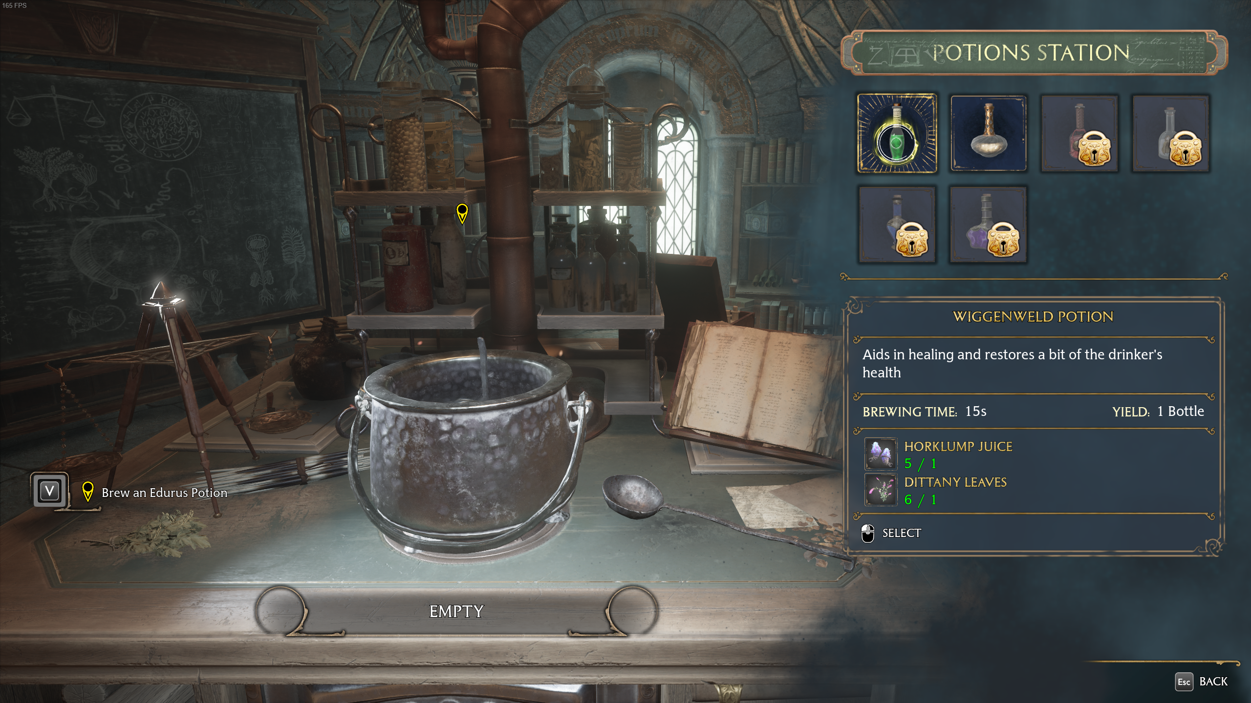 Wiggenweld Potion Hogwarts Legacy