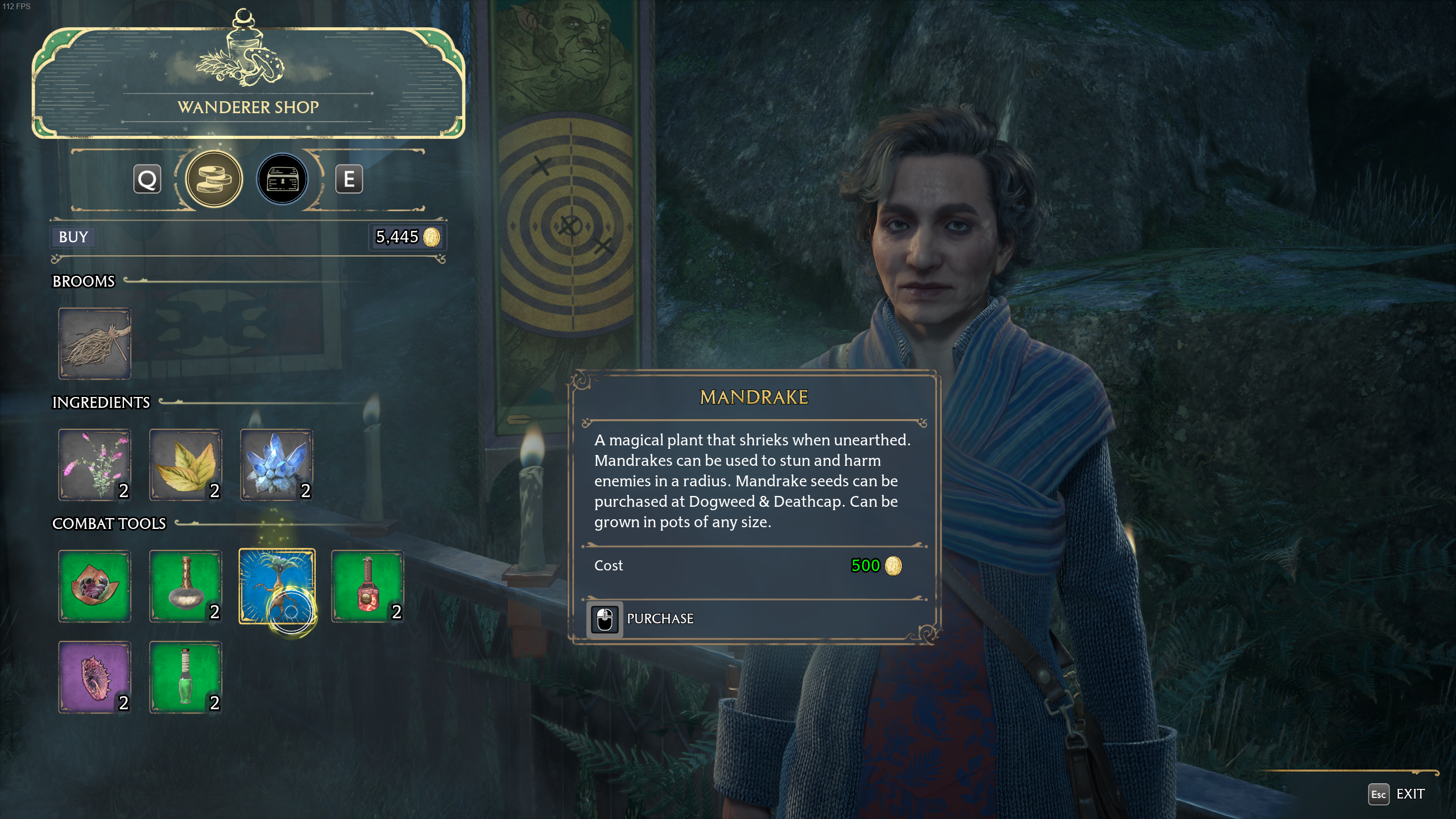 Hogwarts Legacy Mandrake