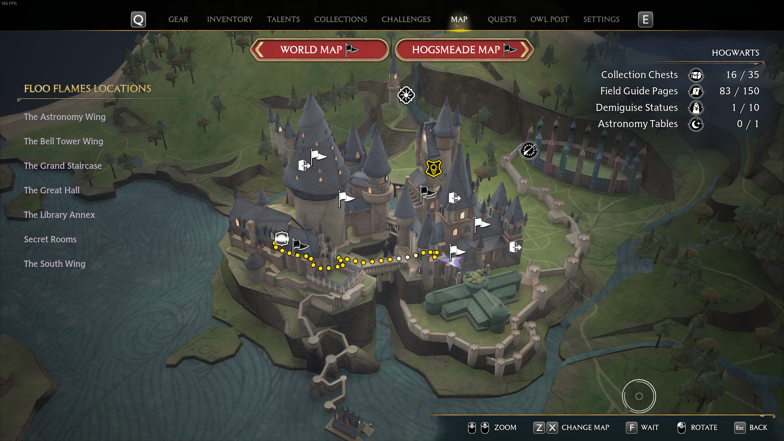 Hogwarts Legacy skip time