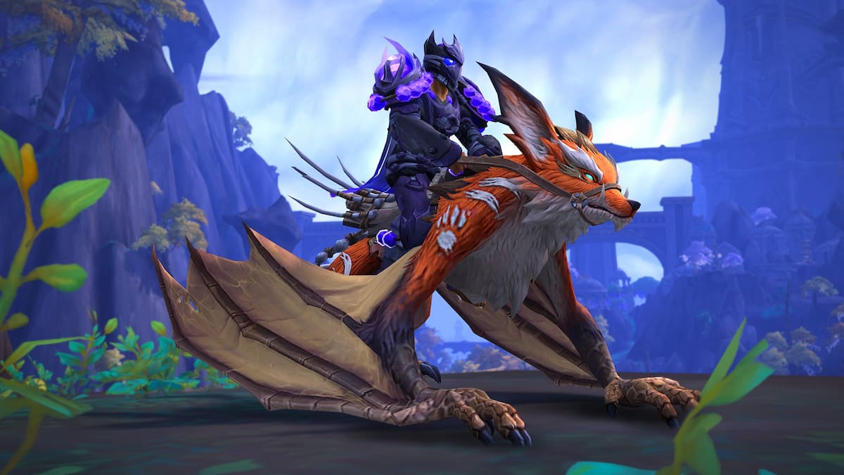 One of the mounts available in Dragon Isles for World of Warcraft Dragonflight