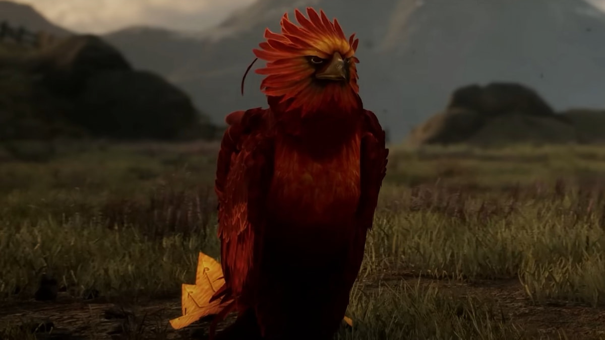 Phoenix in Hogwarts Legacy Vivarium