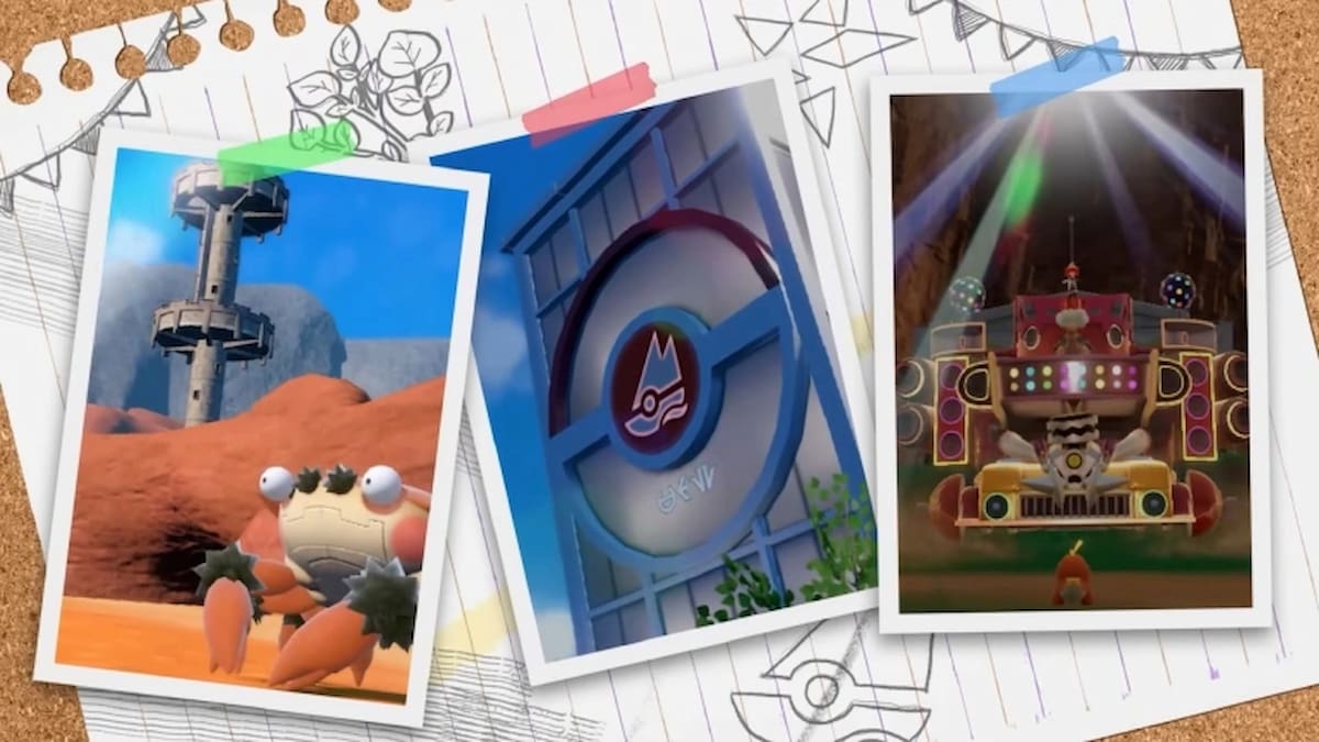 Three paths in Pokémon Scarlet and VIolet