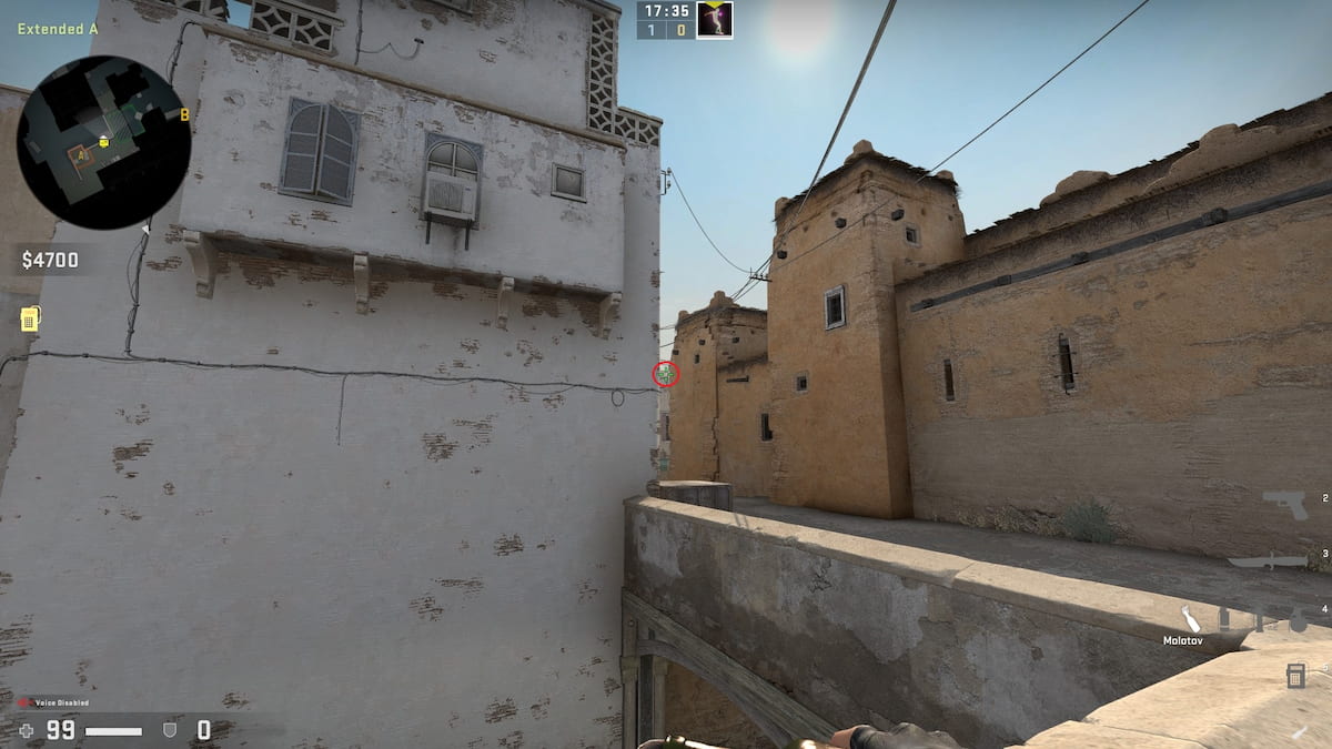 A-site to A-short flashbang CS:GO