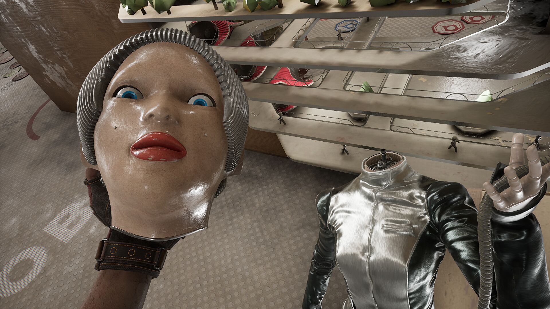 Enter the facility Atomic Heart