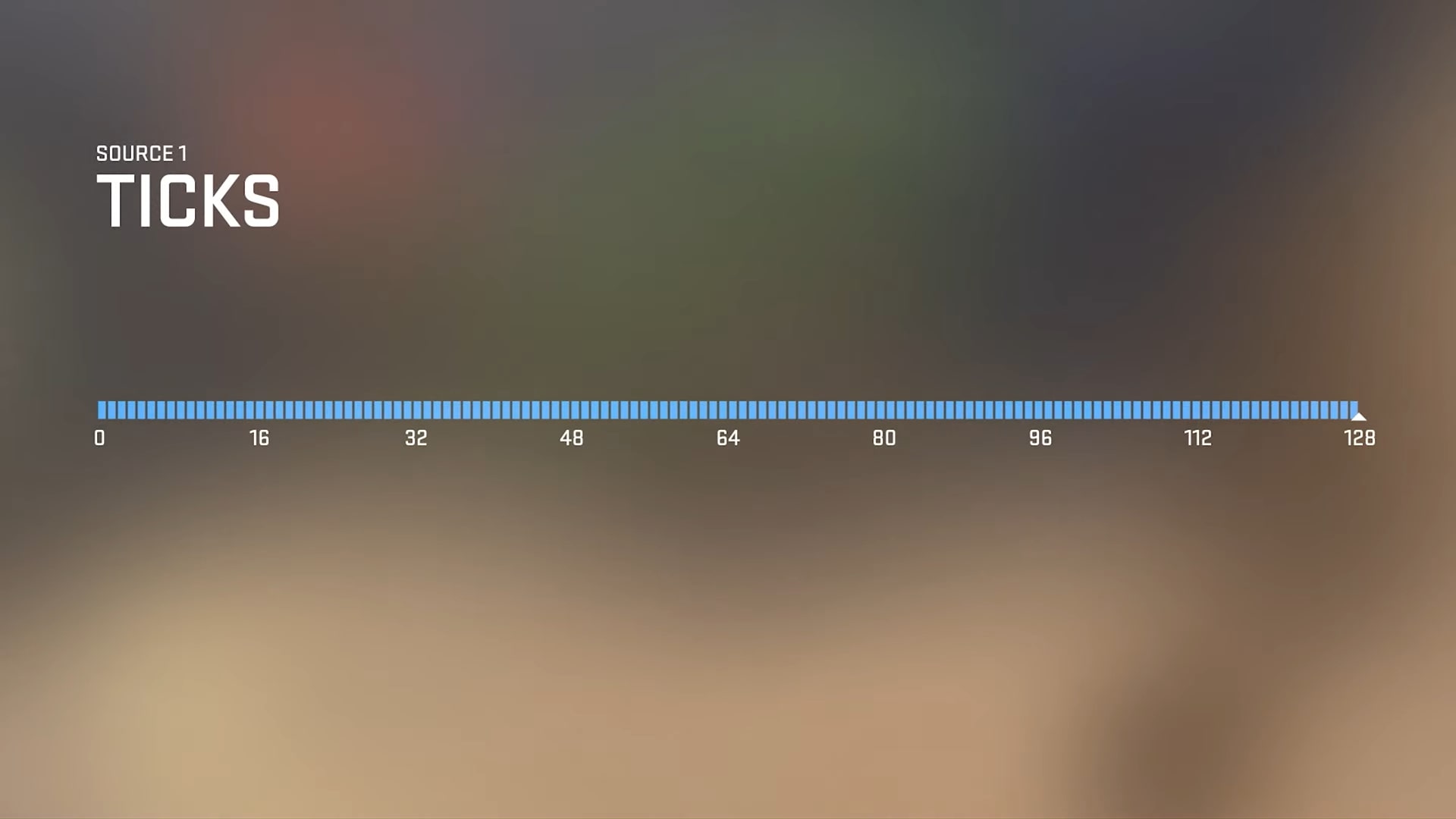 A graphic displaying how tick rate worked in Counter-Strike 2