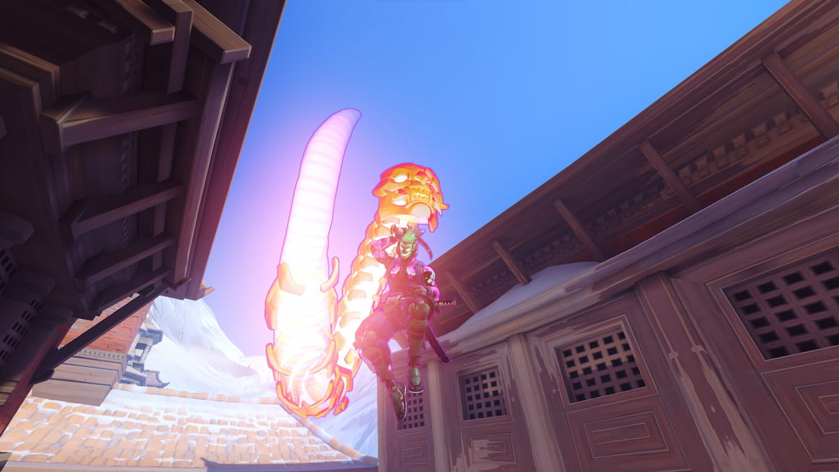 Cyber Genji casting his ultimate ability in Overwatch 2