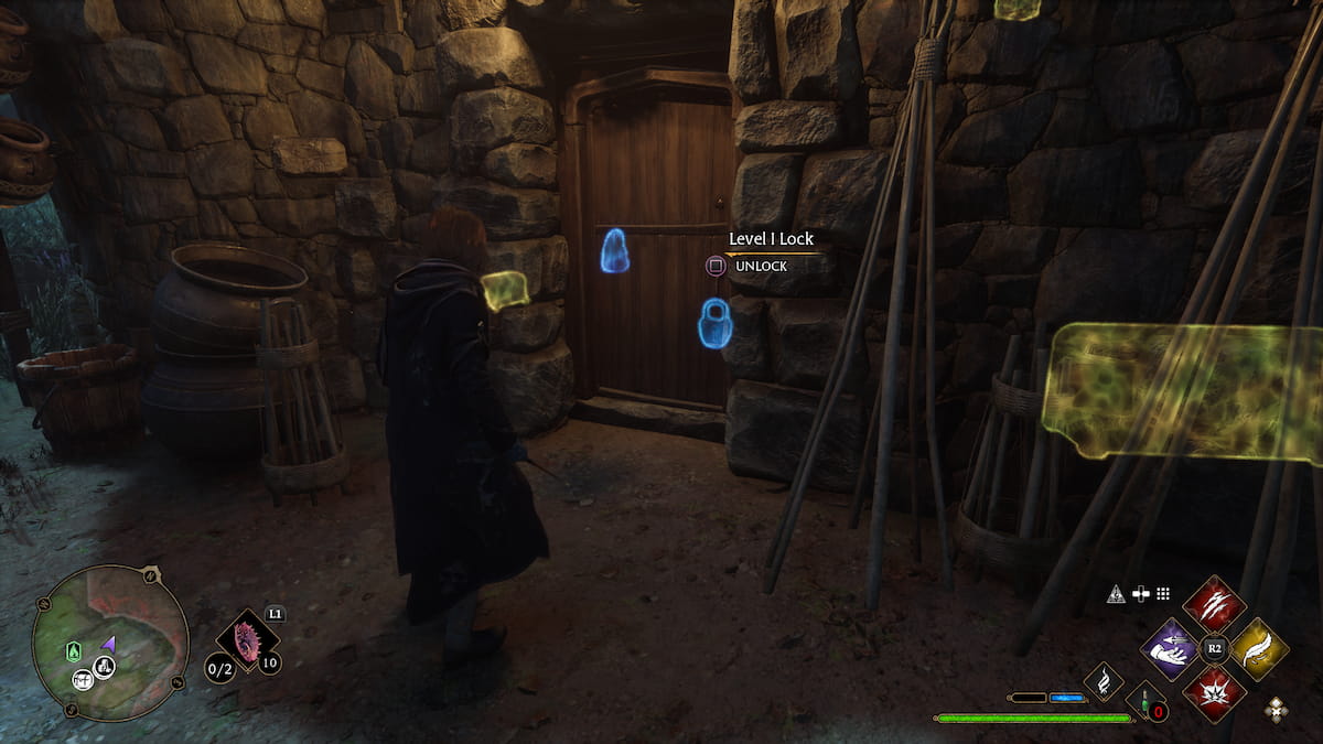 Level 1 Lock door in Hogwarts Legacy