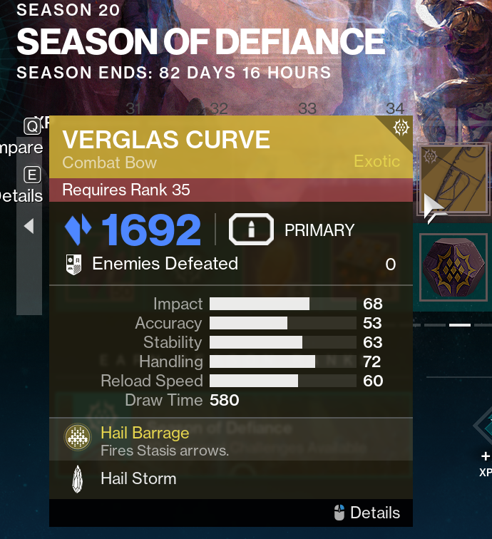 Verglas Curve season pass