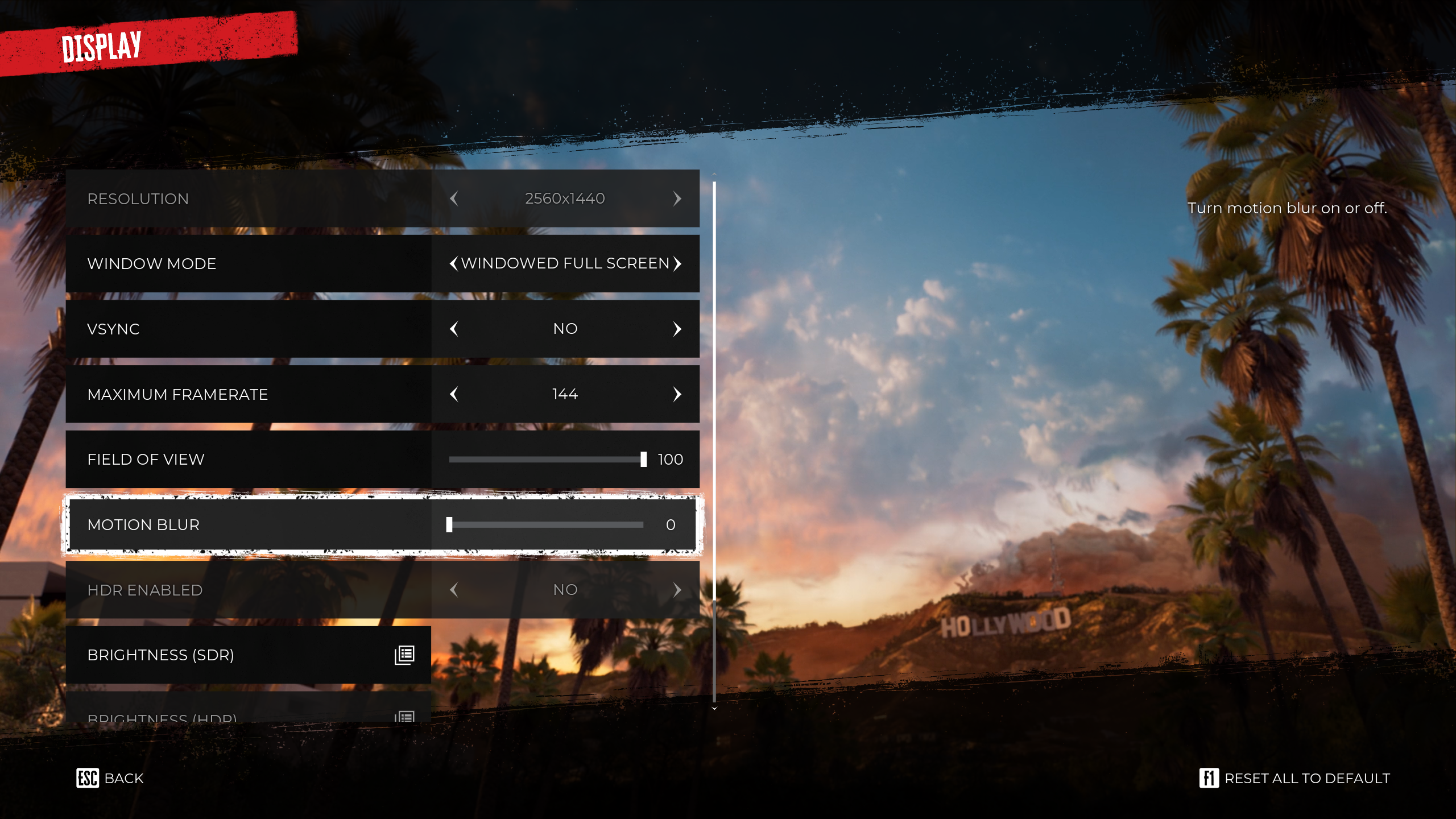 Dead Island 2 PC FPS Settings