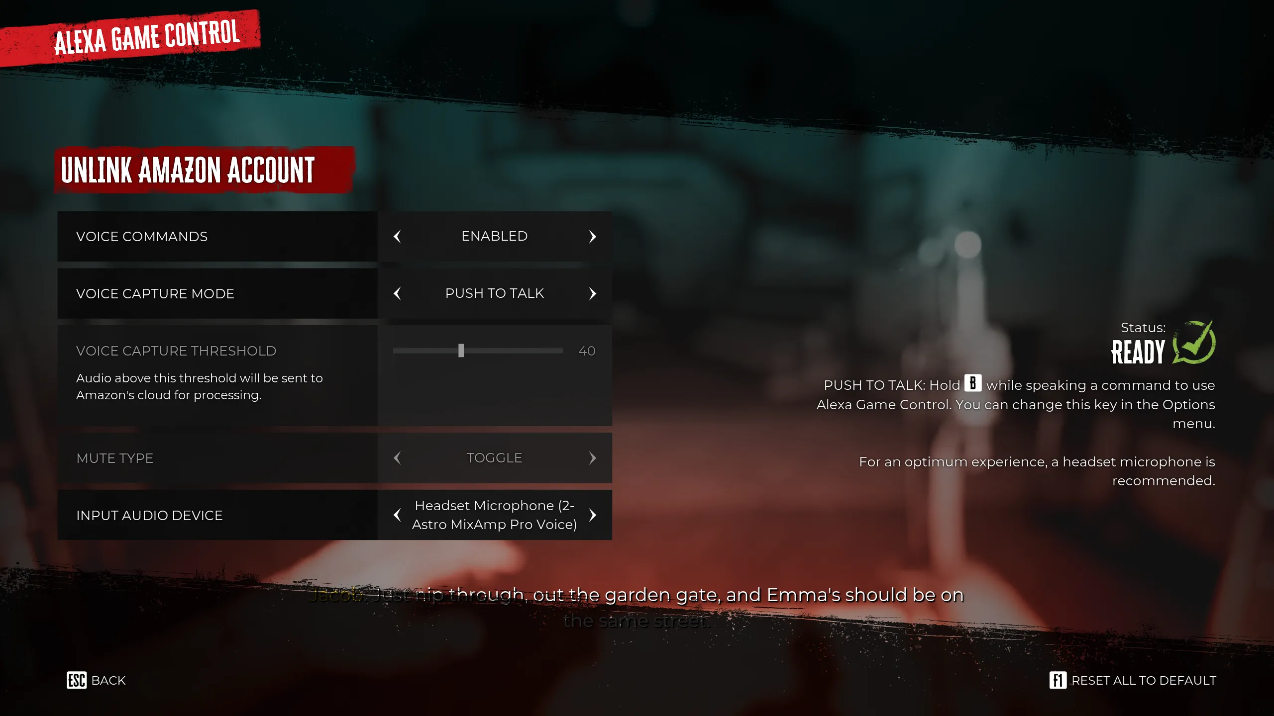 Dead Island 2 Alexa Game Control