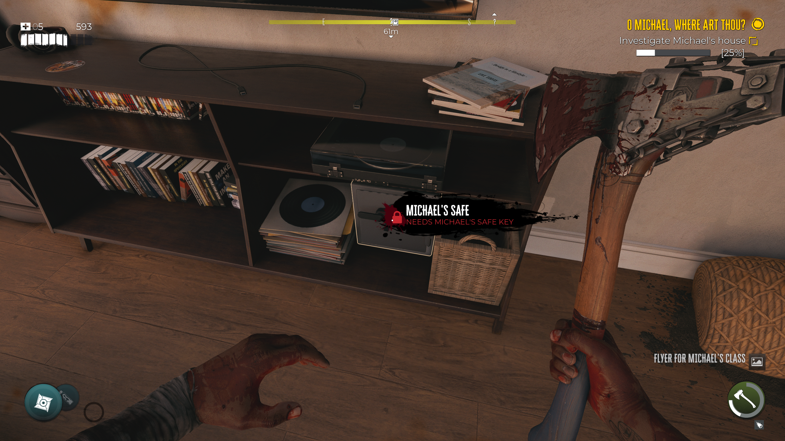Dead Island 2 Michael's Safe key