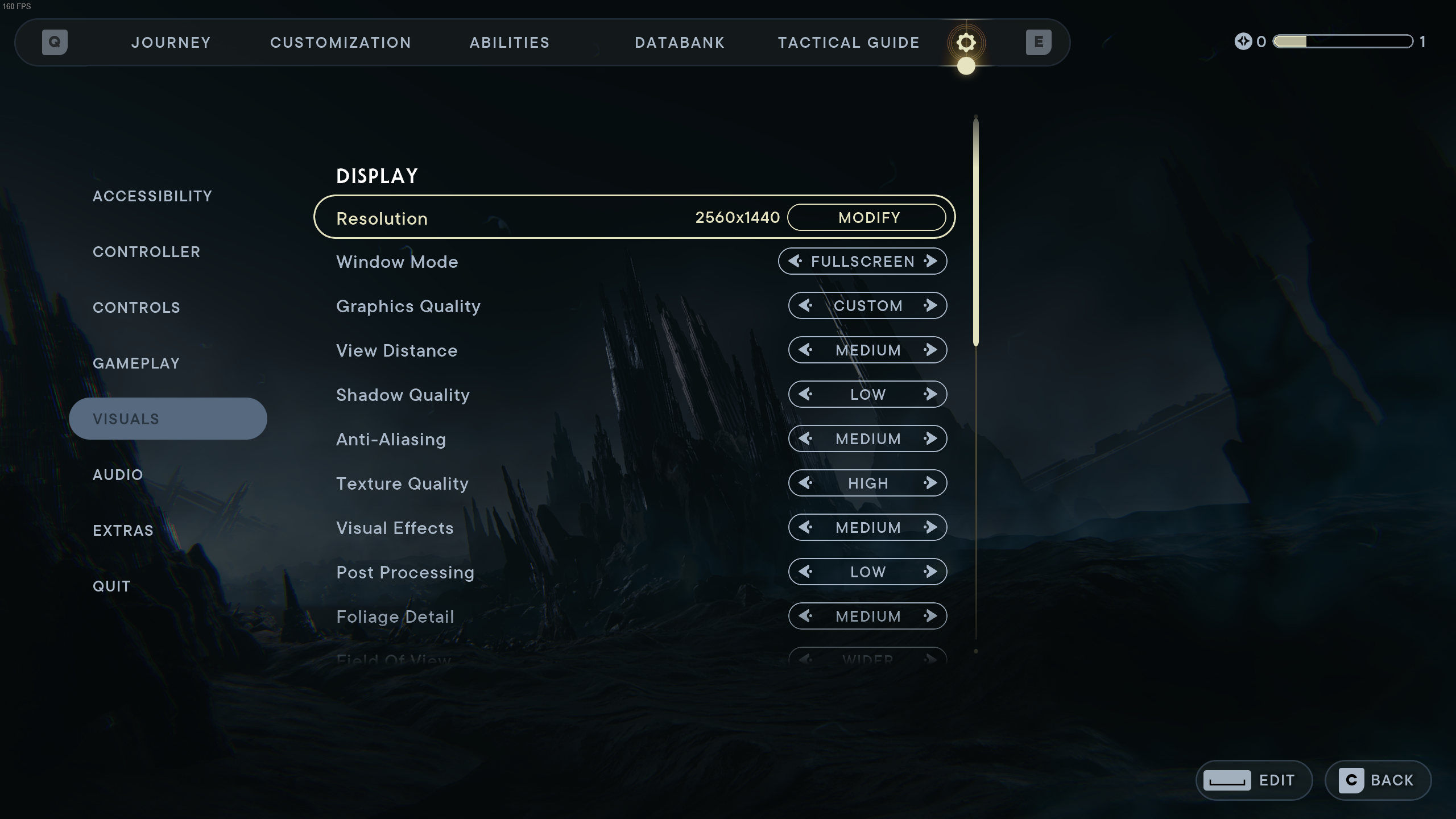 Star Wars Jedi: Survivor PC settings