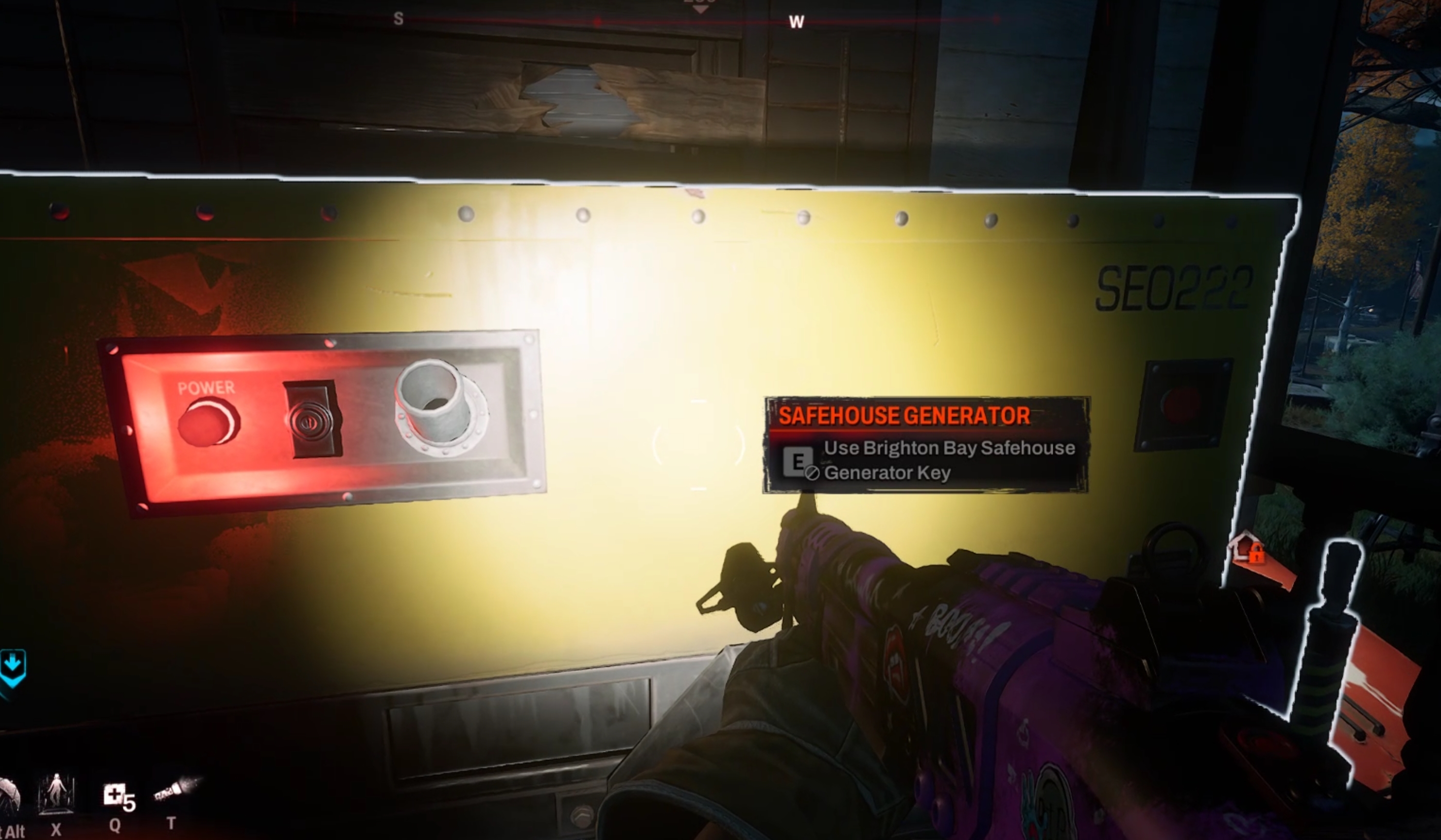Brighton Bay Safehouse Generator key in Redfall