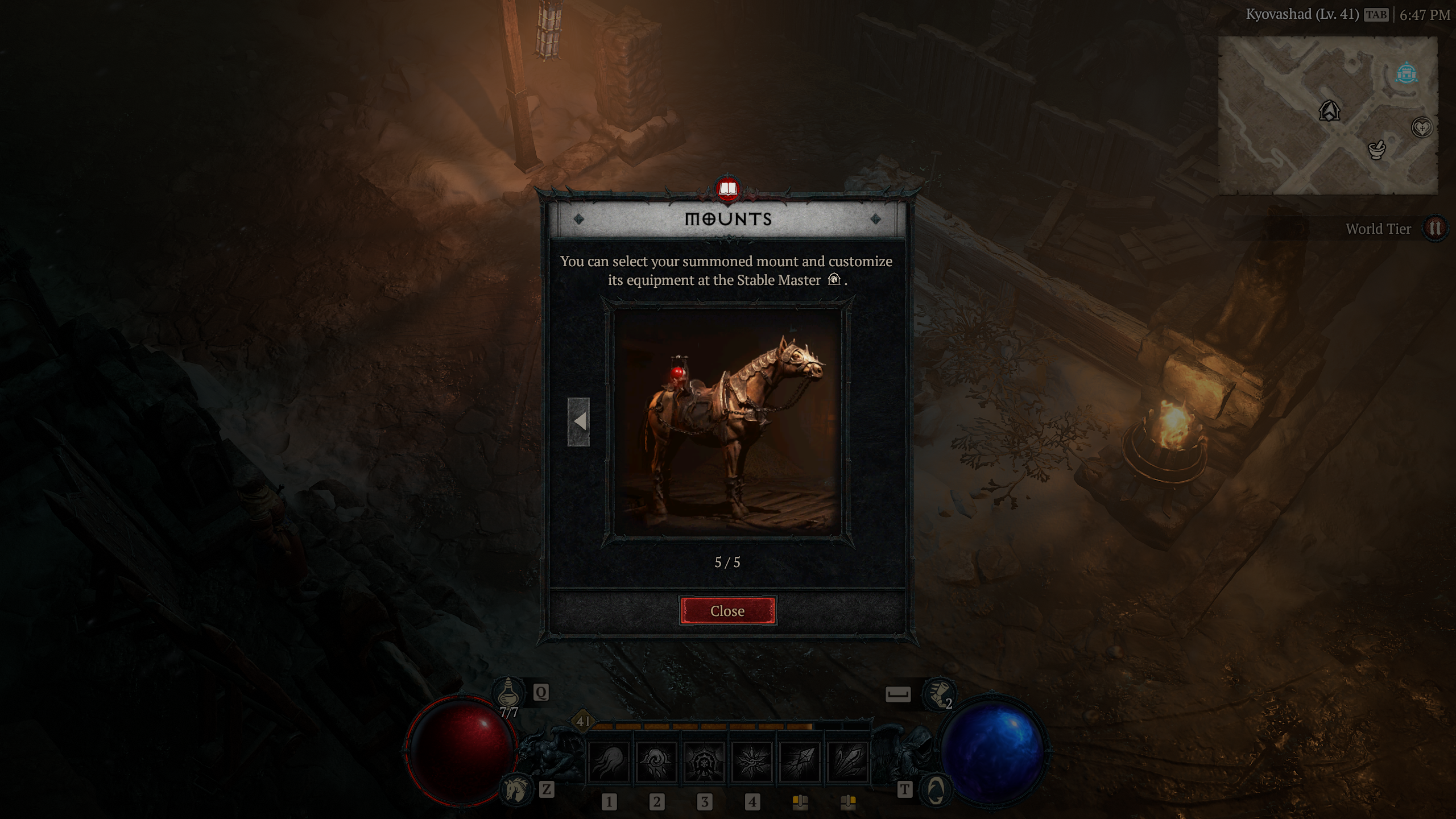 customize your mount in Diablo 4