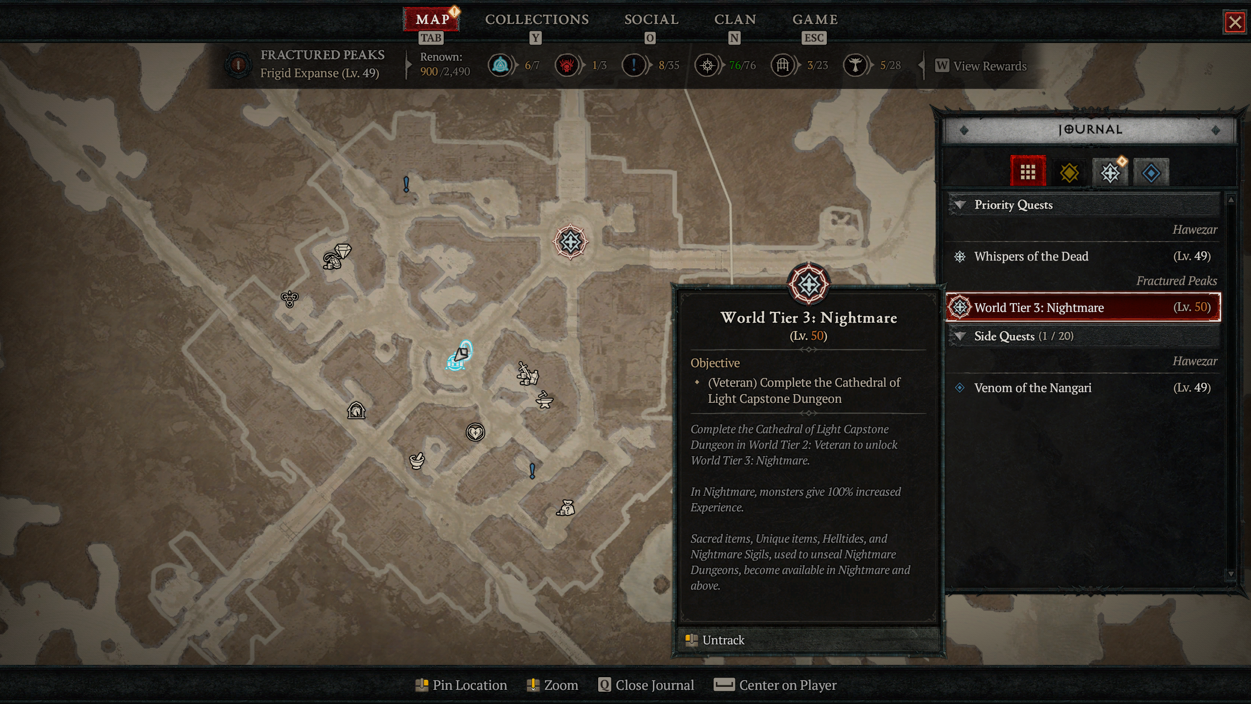 World Tier 3 and 4 Diablo 4