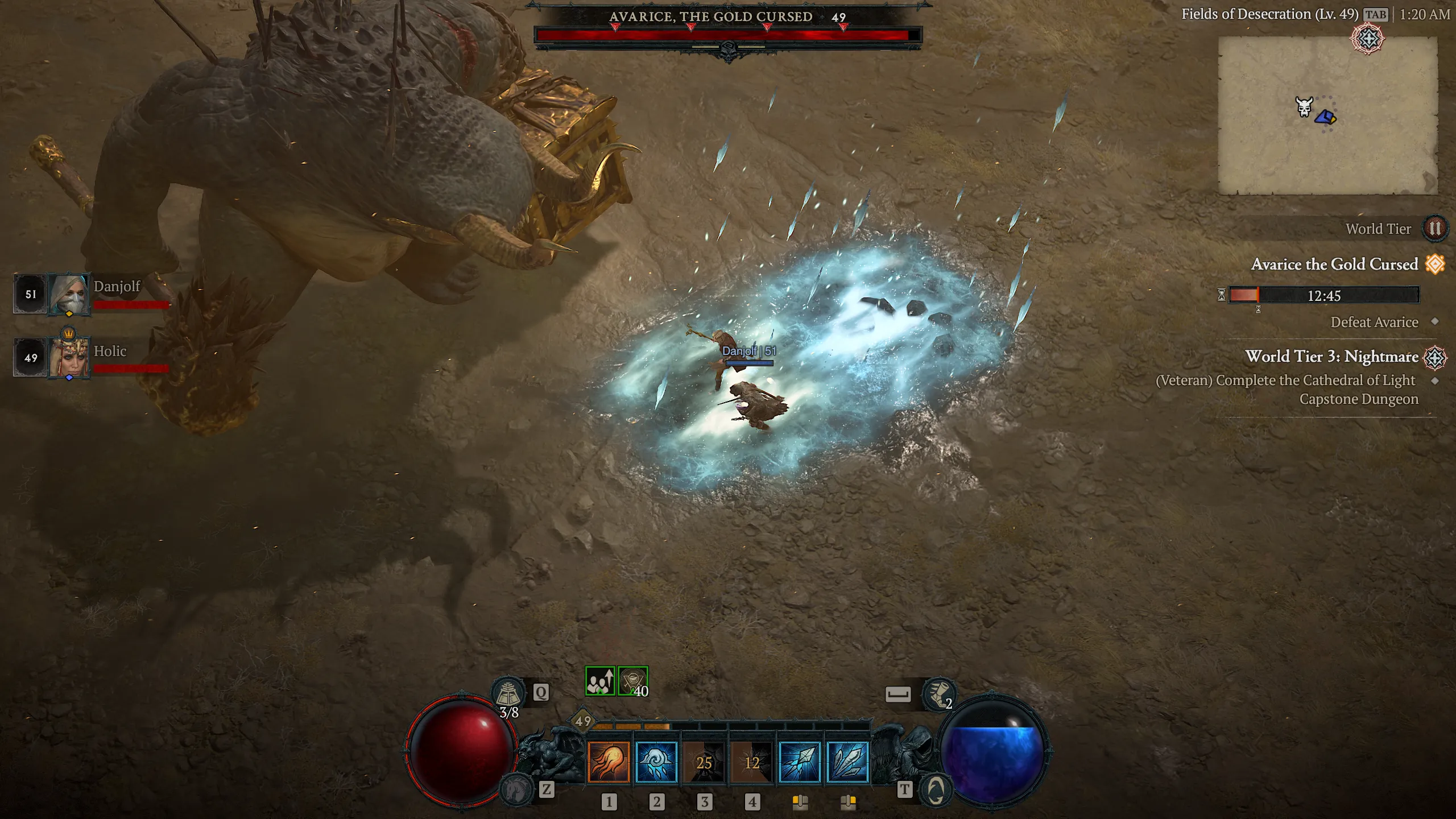 fight World Bosses in Diablo 4