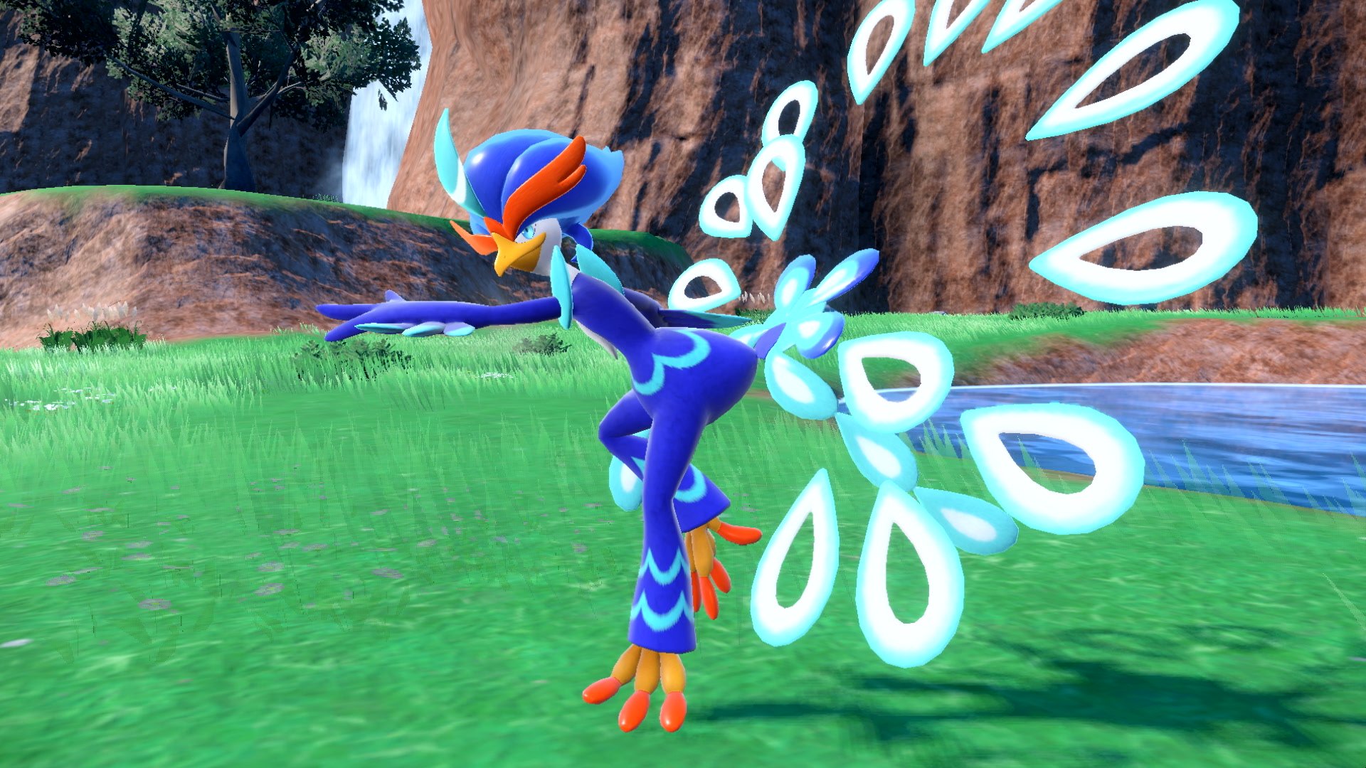 Quaquaval, which has Grass as a weakness in Pokémon Scarlet and Violet