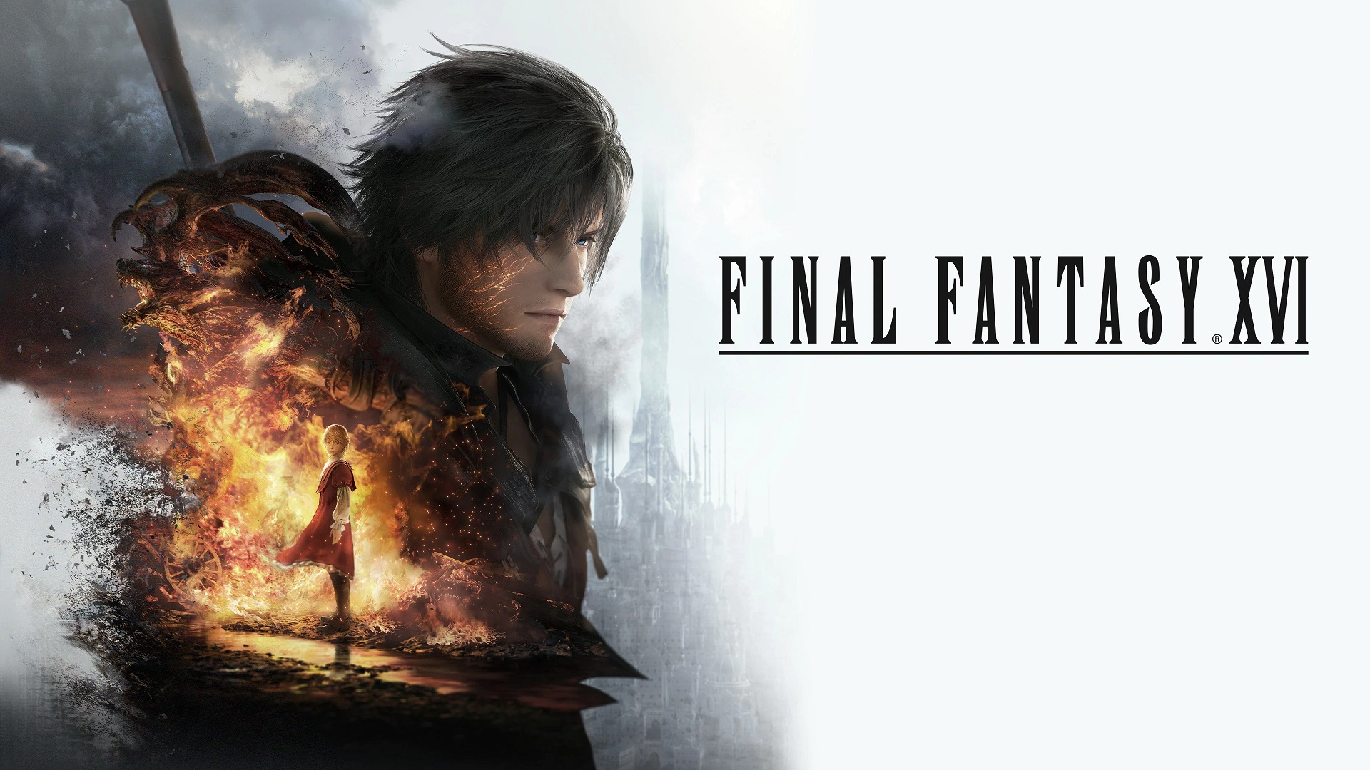 Cover art for Final Fantasy XVI, which has a release date in June 2023