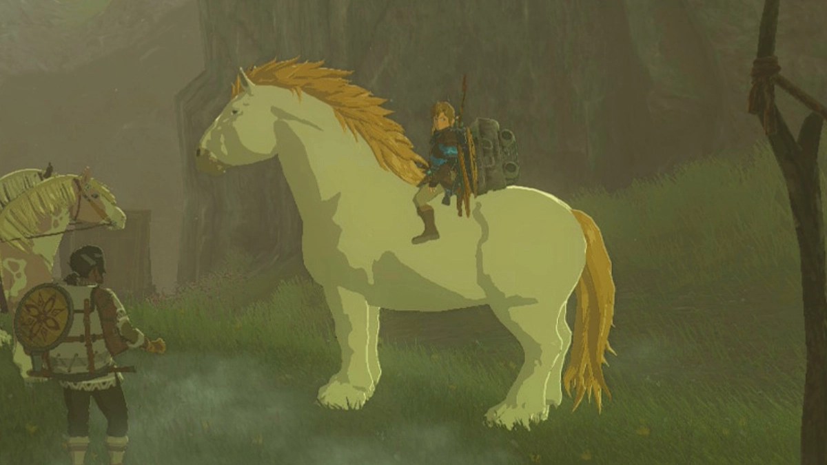 Giant White Stallion