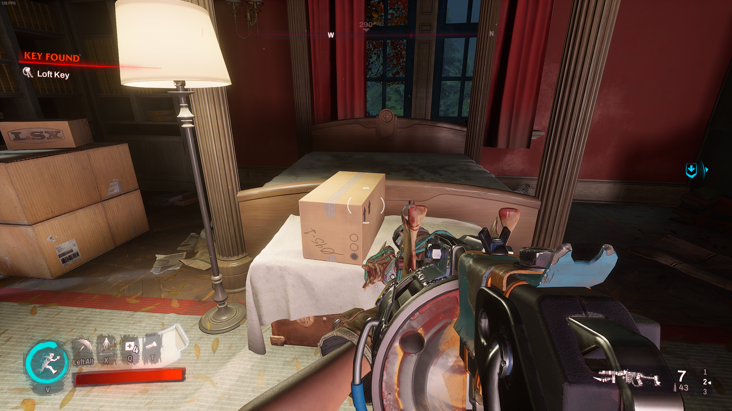 find the Loft key at the mansion in Redfall