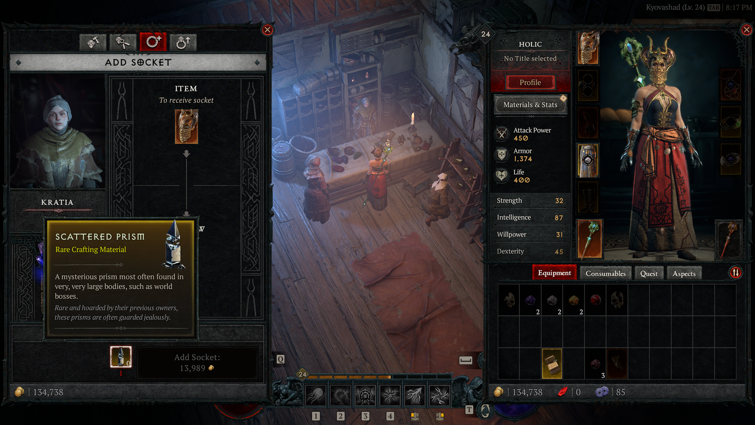 get Scattered Prisms in Diablo 4