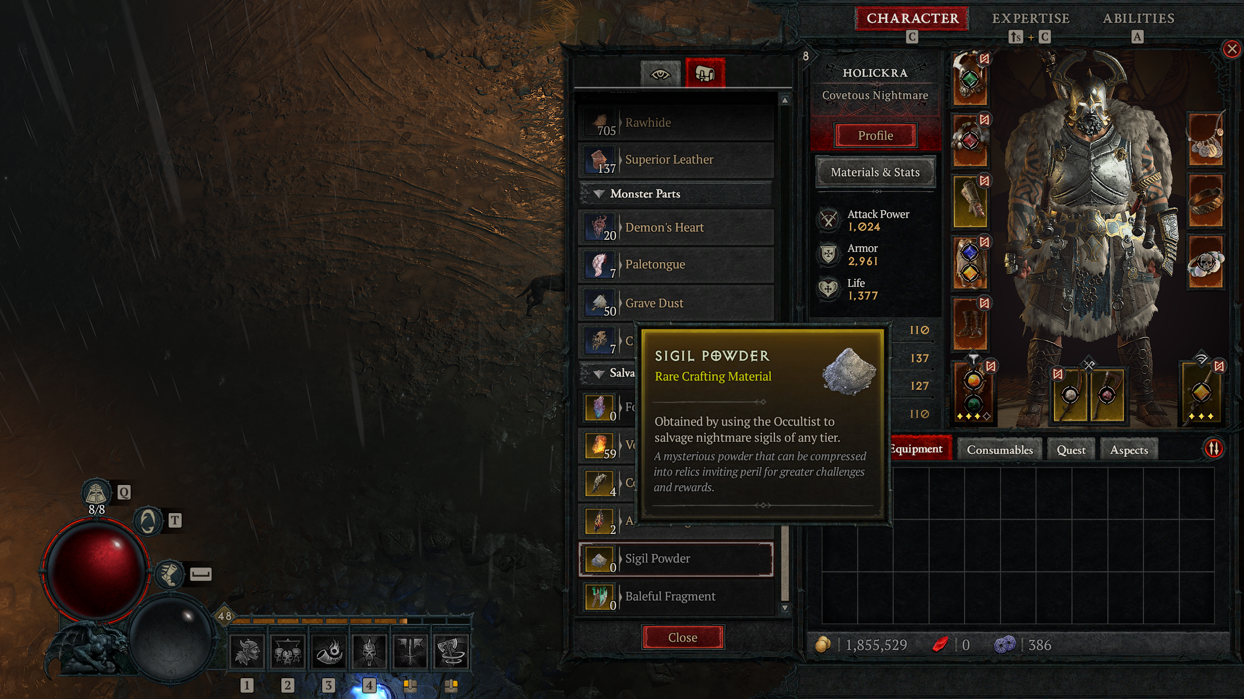 Sigil Powder Diablo 4