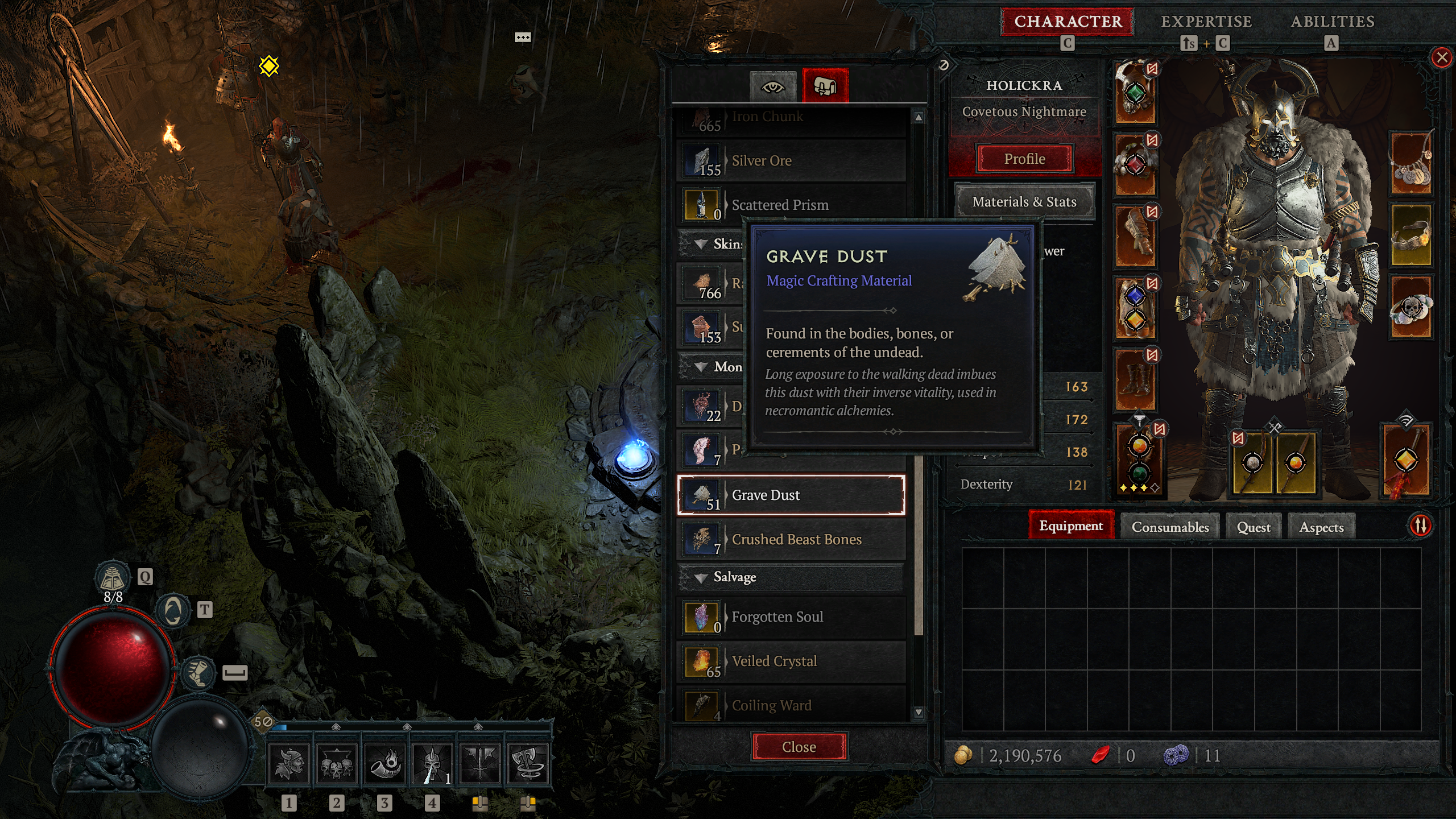 get Grave Dust in Diablo 4