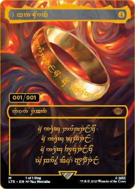 MTG × Lord of the Rings The One Ring