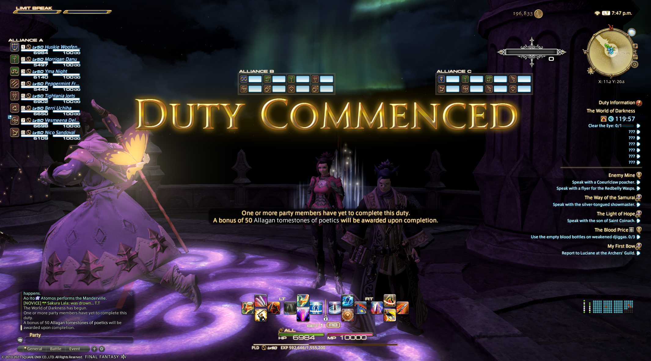 FFXIV Daily duties