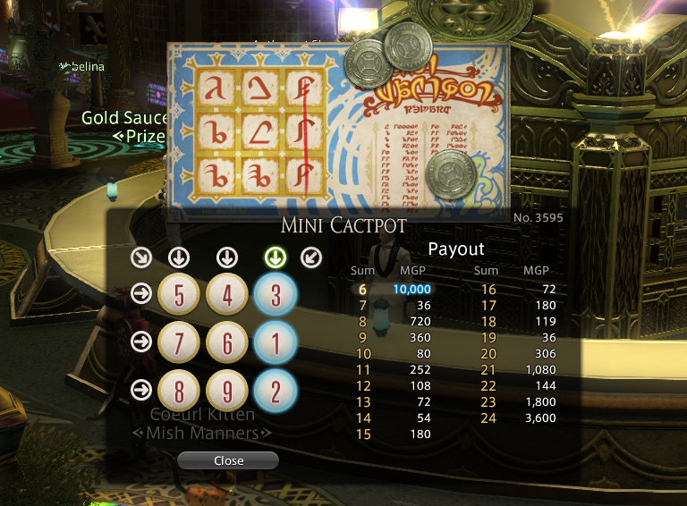 FFXIV daily gold saucer