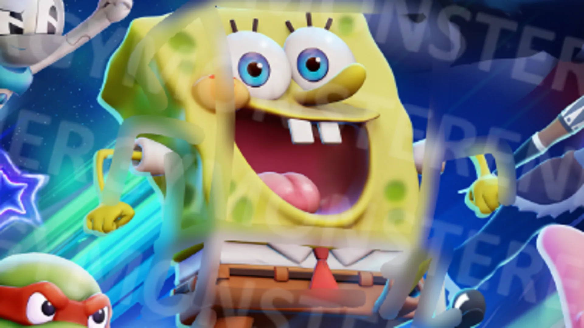 SpongeBob on the cover art of the NASB 2 leak