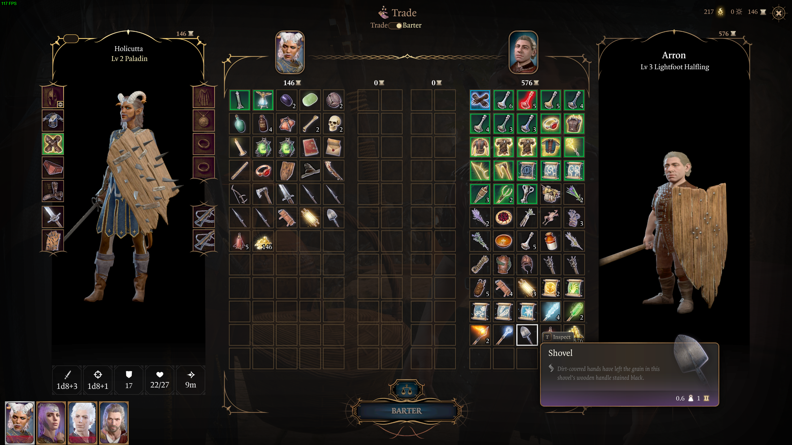 get a shovel in Baldur's Gate 3