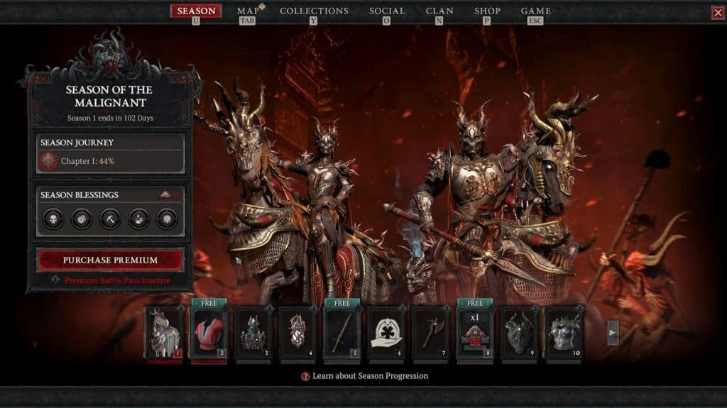 unlock the Premium Battle Pass in Diablo 4