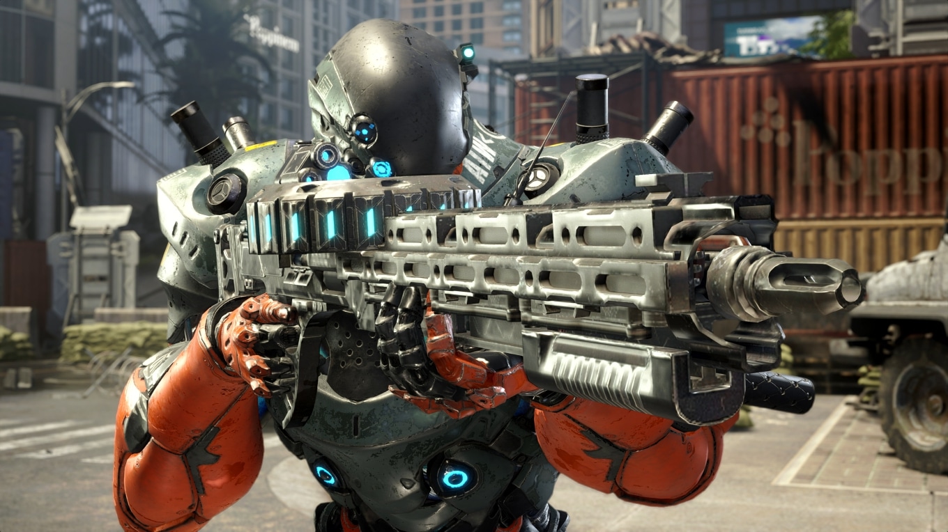 Exoprimal exosuit
