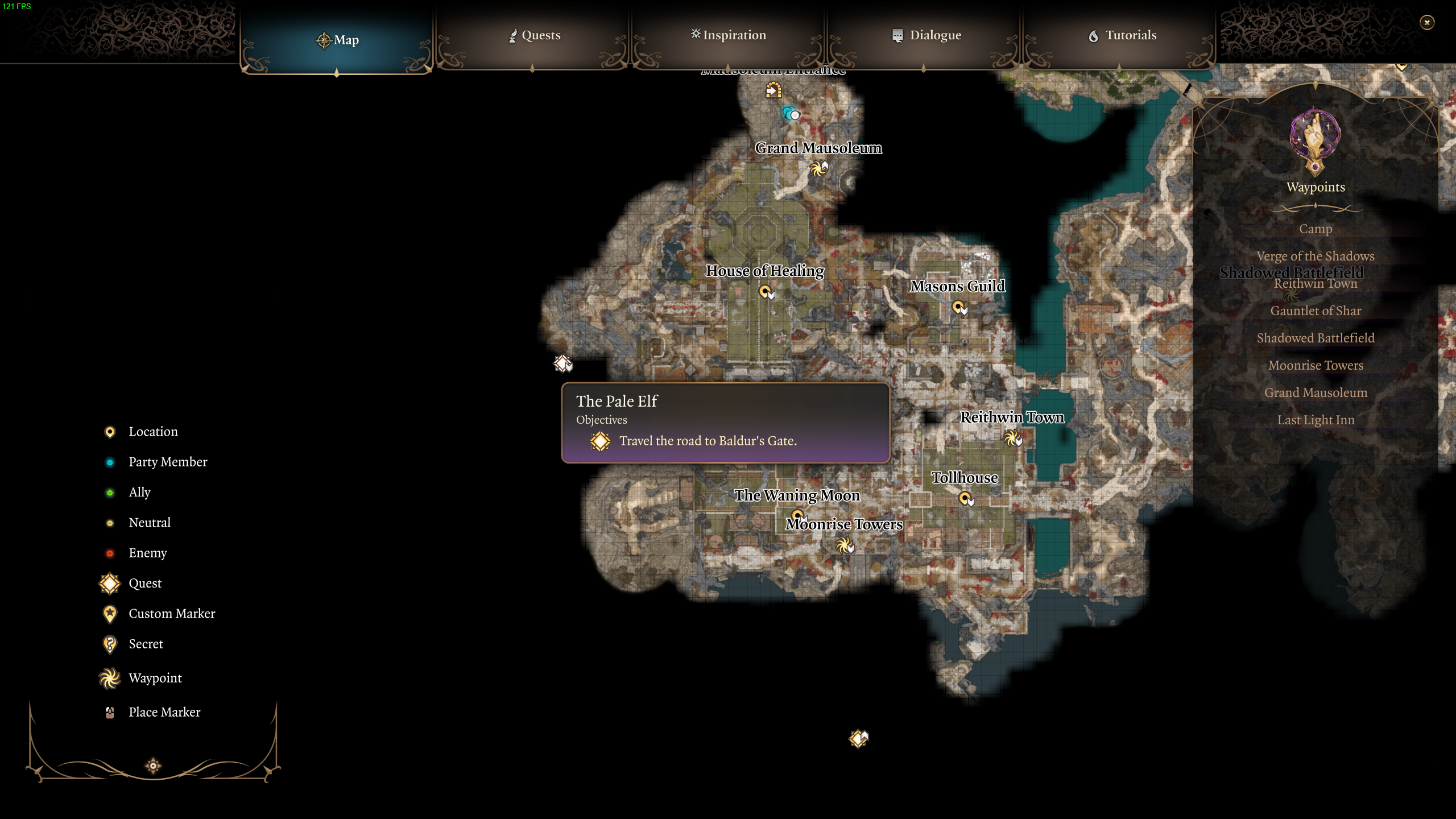 Baldur's Gate city in BG3