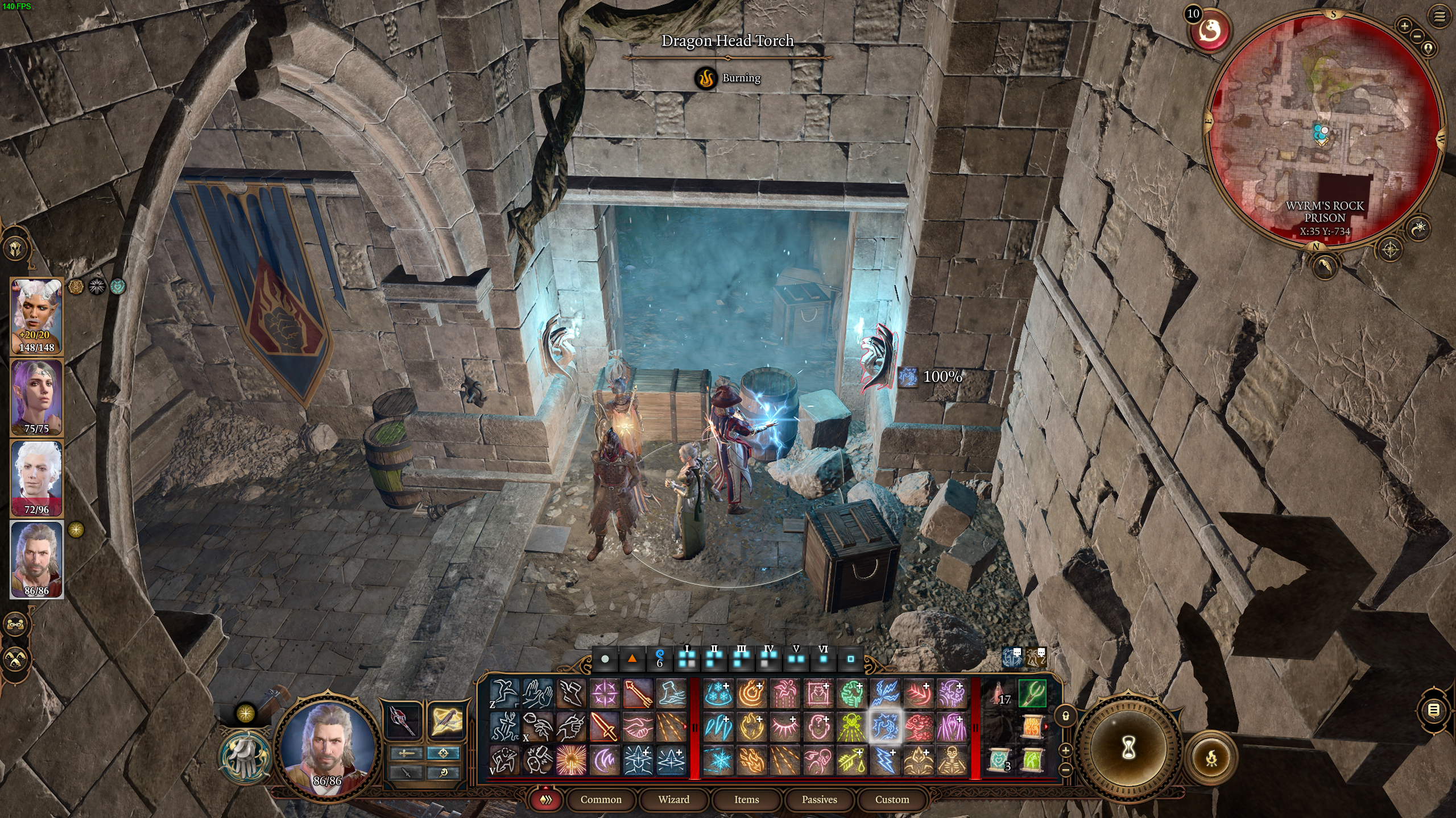 Baldur's Gate 3: How to get inside Ansur's Lair in Wyrm's Rock Prison in BG3
