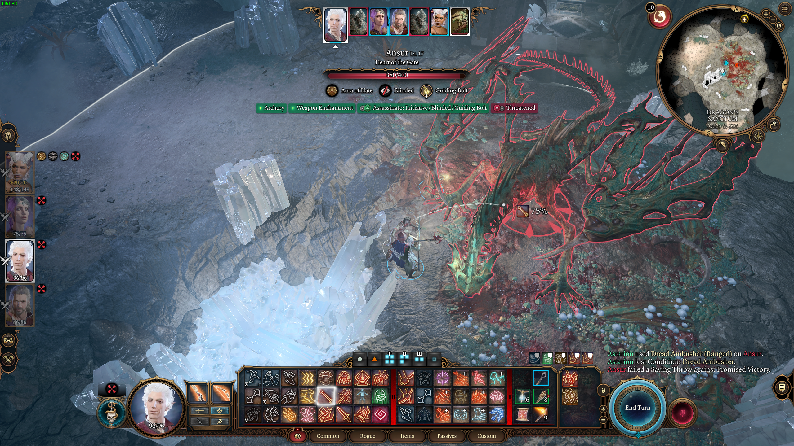 Can you save Ansur the Dragon in BG3