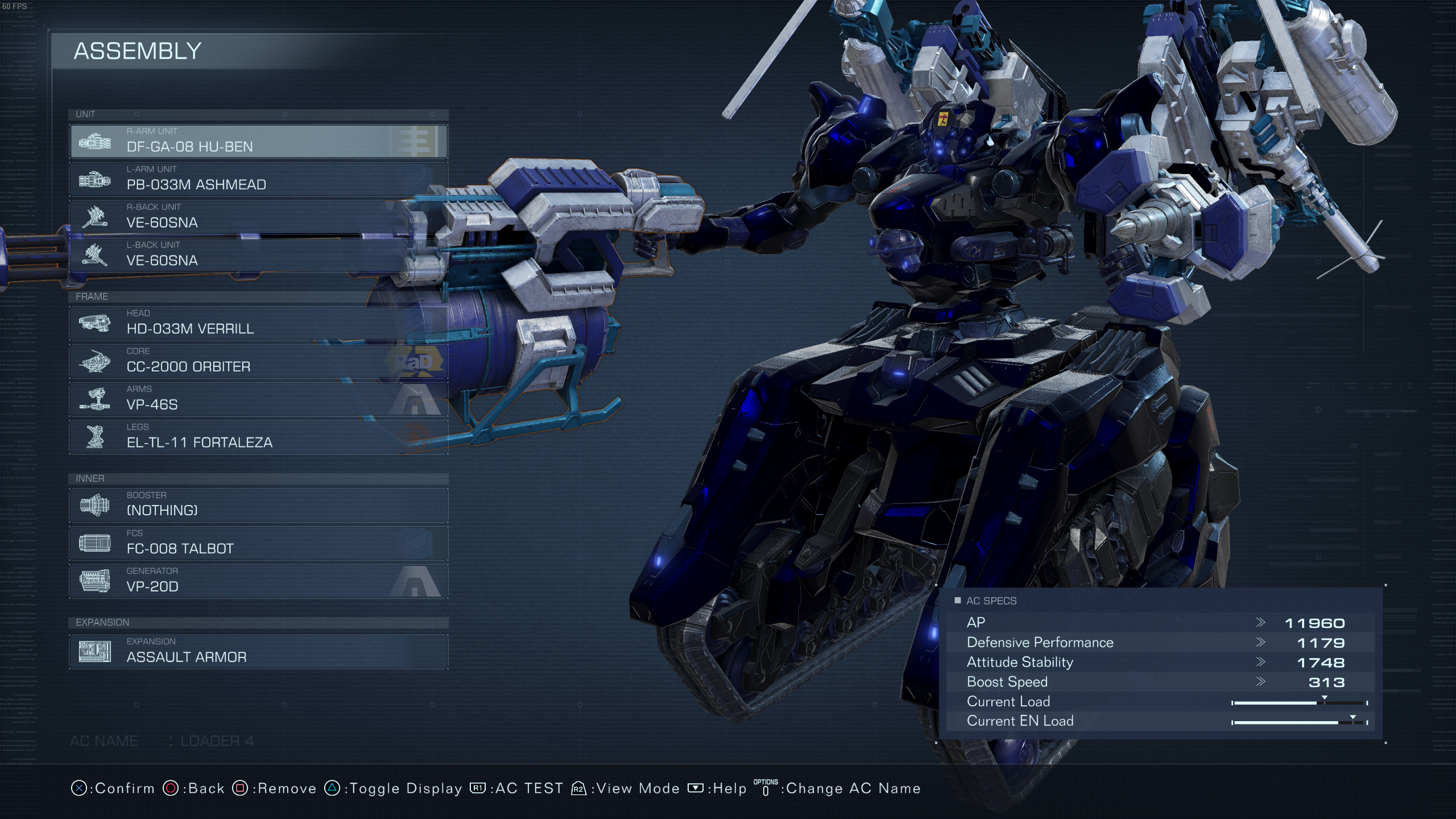 CEL 240 build in Armored Core 6