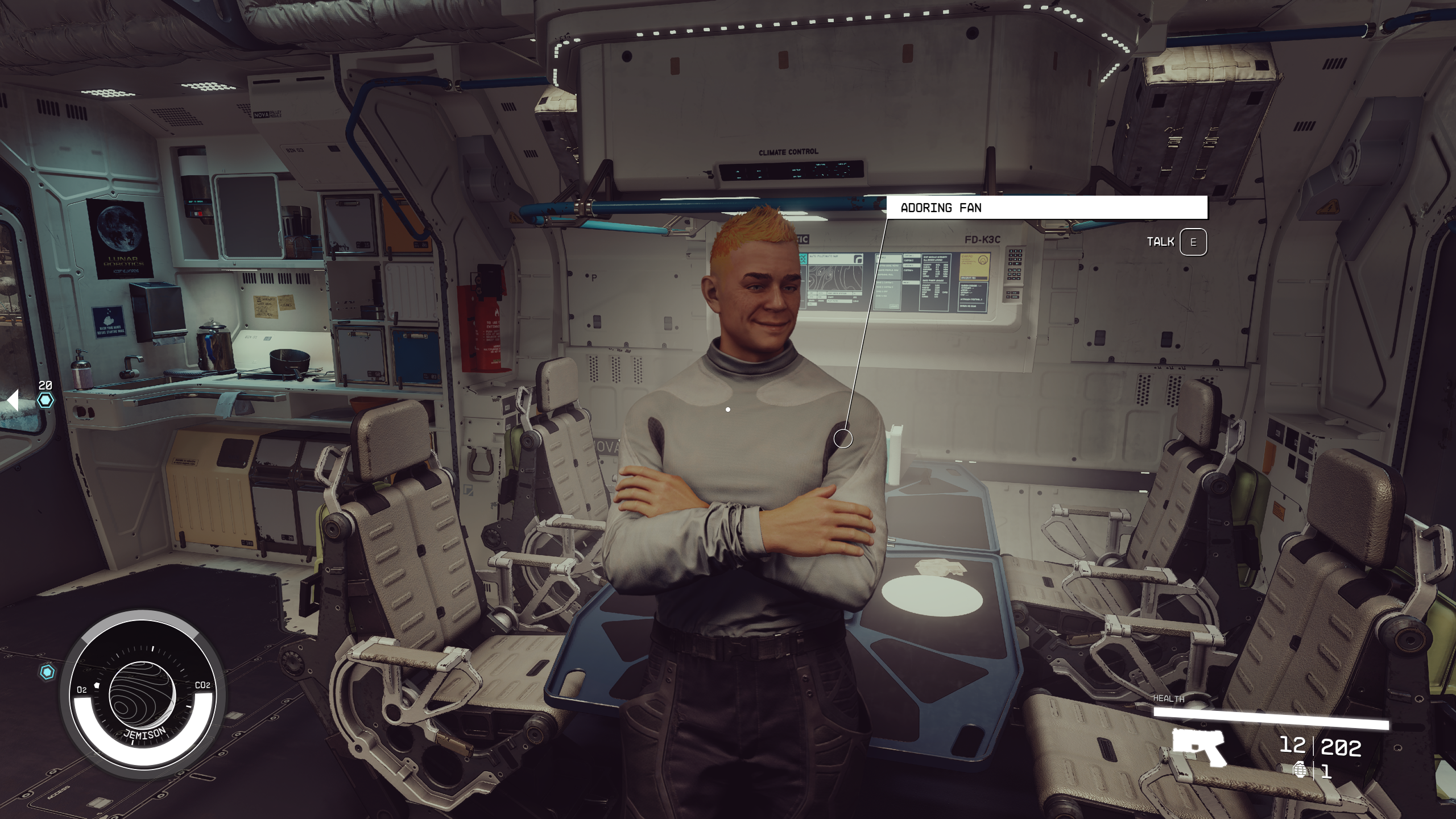 recruit the Adoring Fan in Starfield