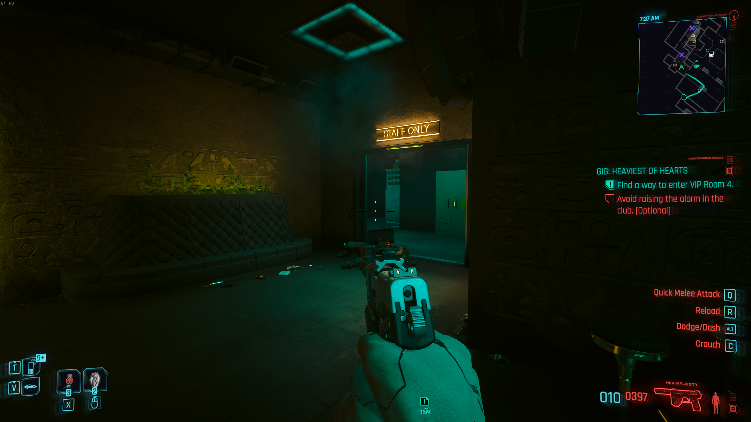 Cyberpunk 2077: How to enter VIP Room 4 and find Georgina Zembinsky