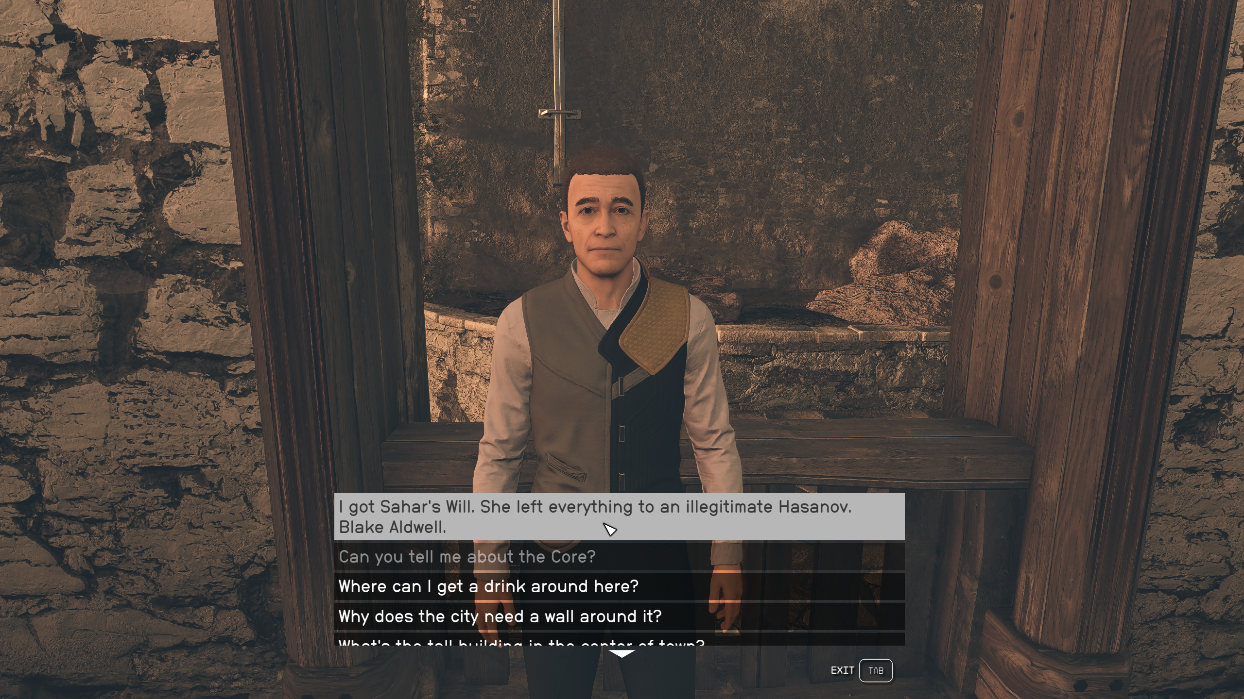 Starfield: Should you hand the Will over to Frank Langston or Elias Cartwright?