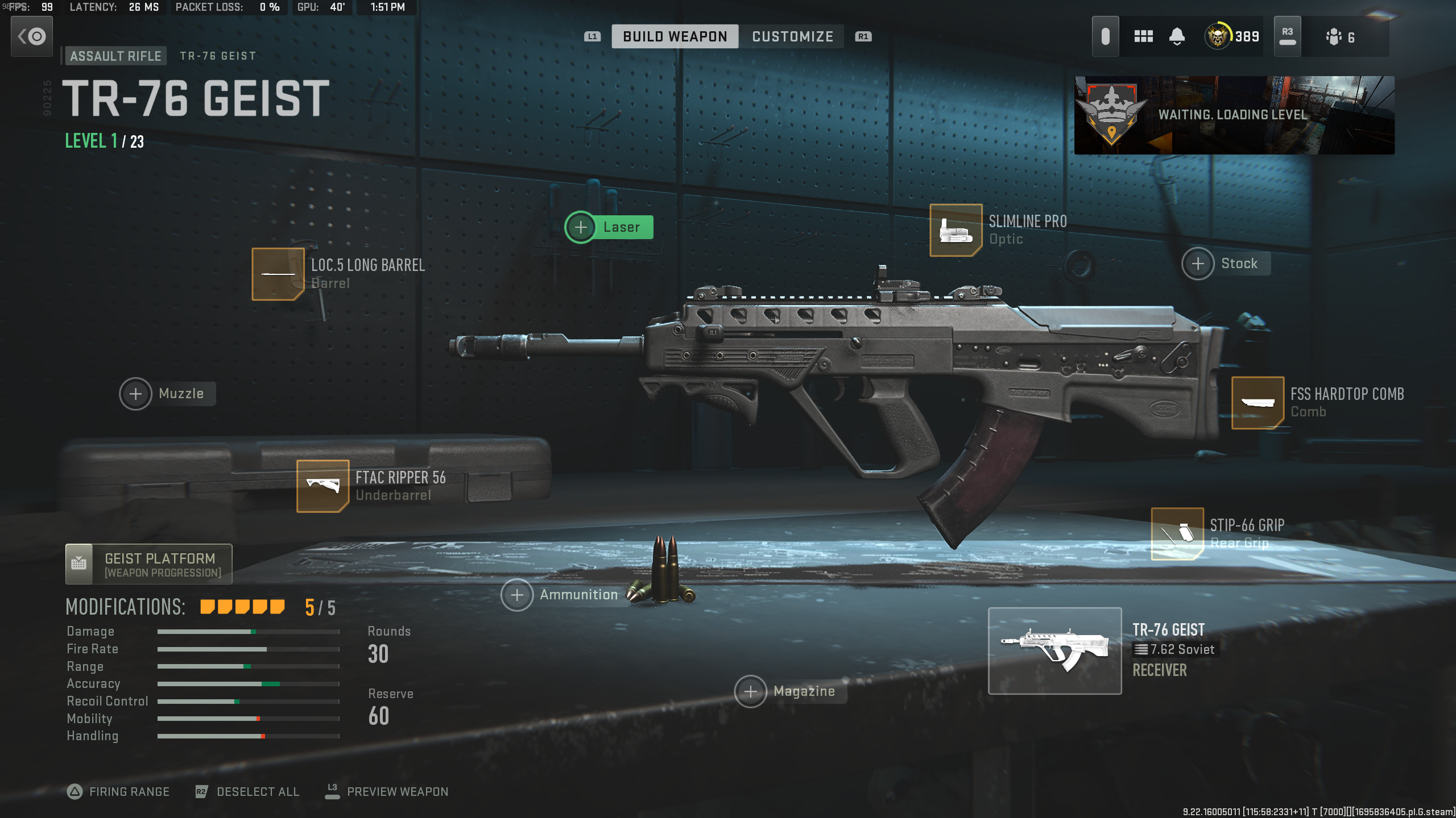 The best TR-76 Geist loadout in MW2
