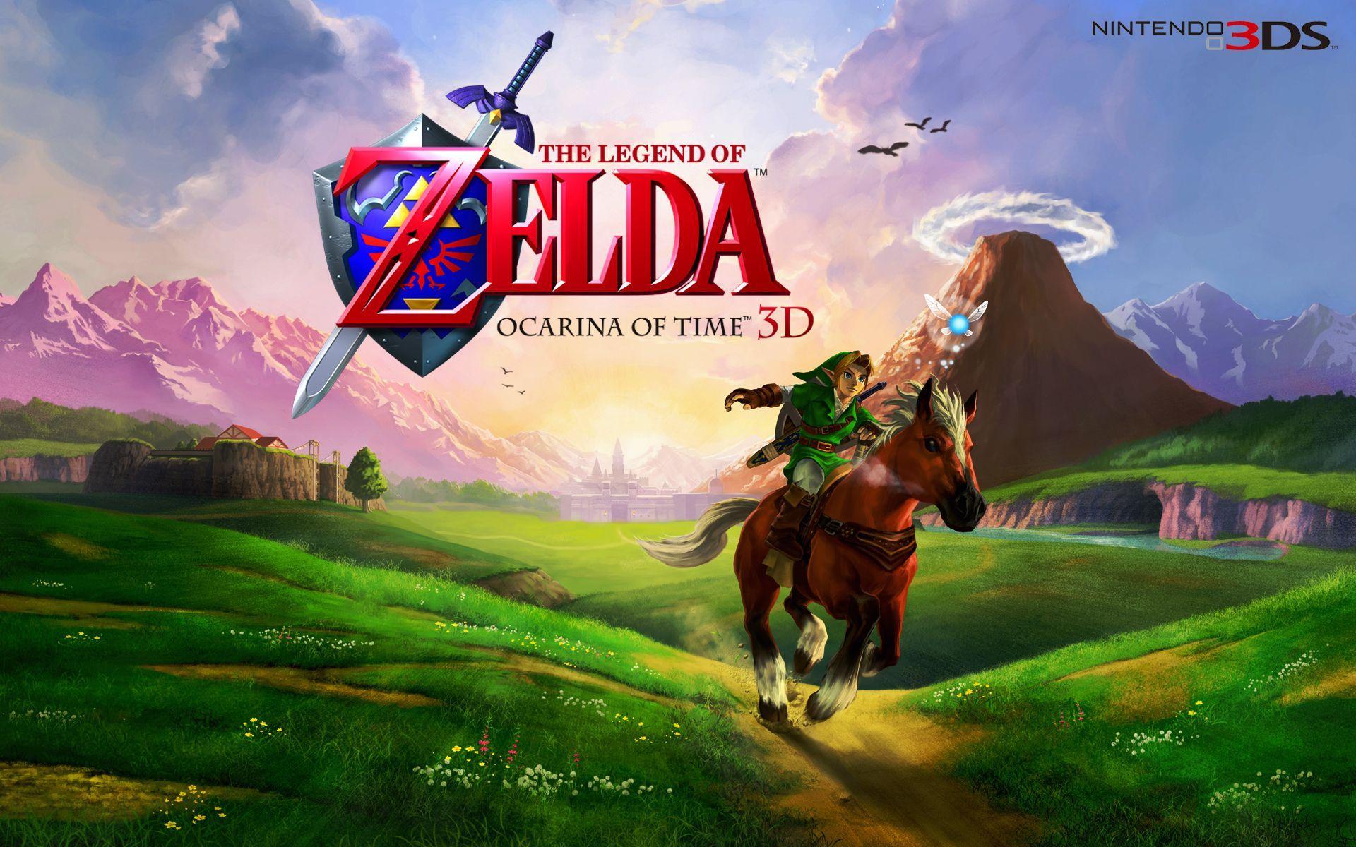 The Legend of Zelda: Ocarina of Time artwork.