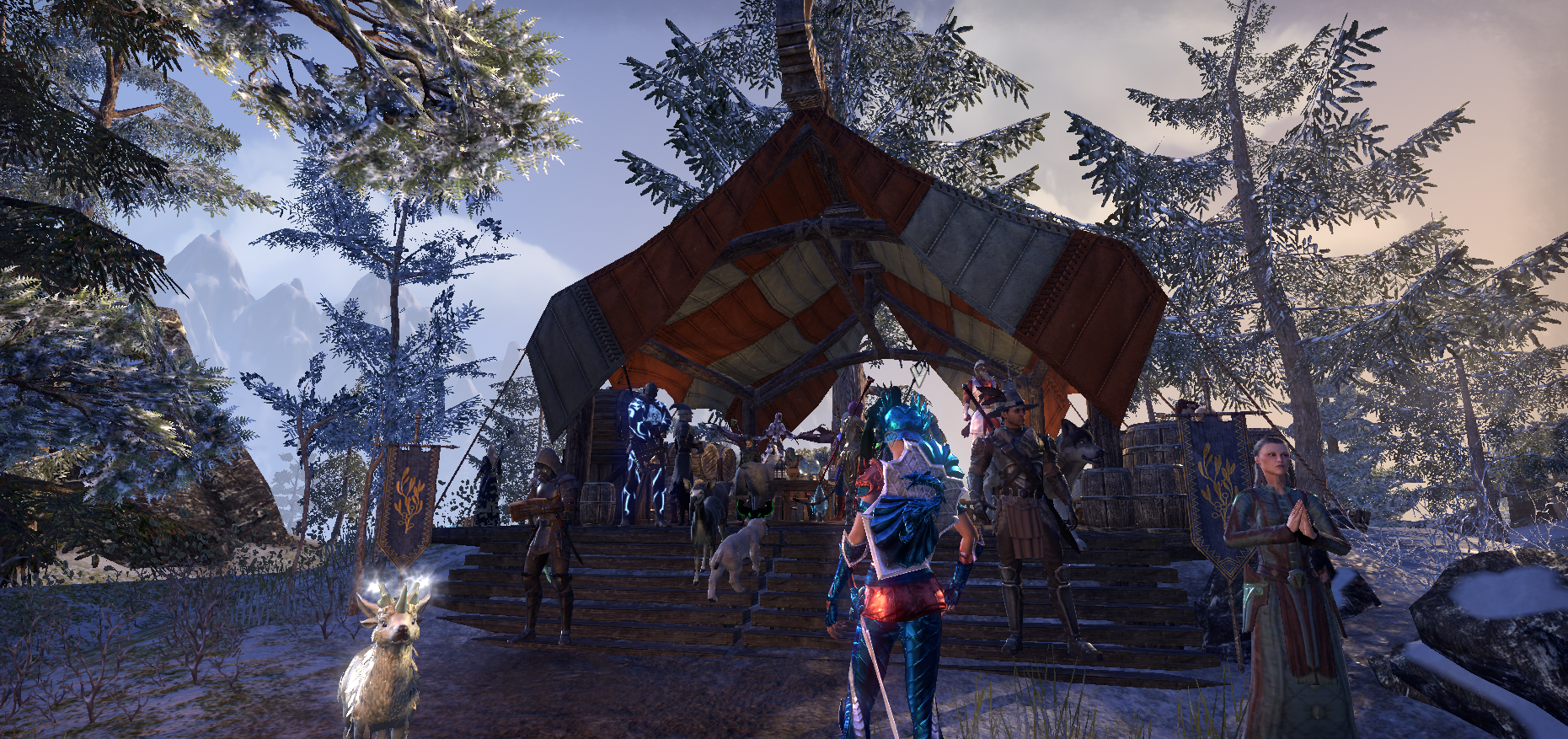 The New Life Festival tent in full swing.