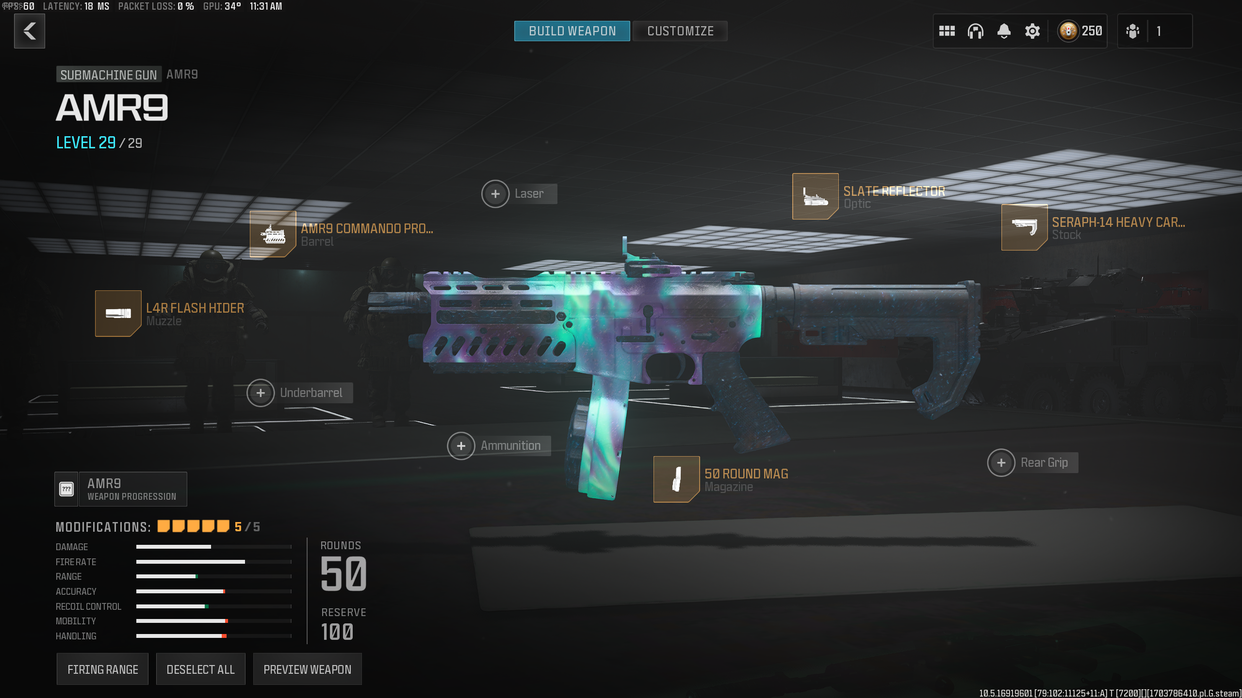 Best AMR9 loadout in Warzone Season 1
